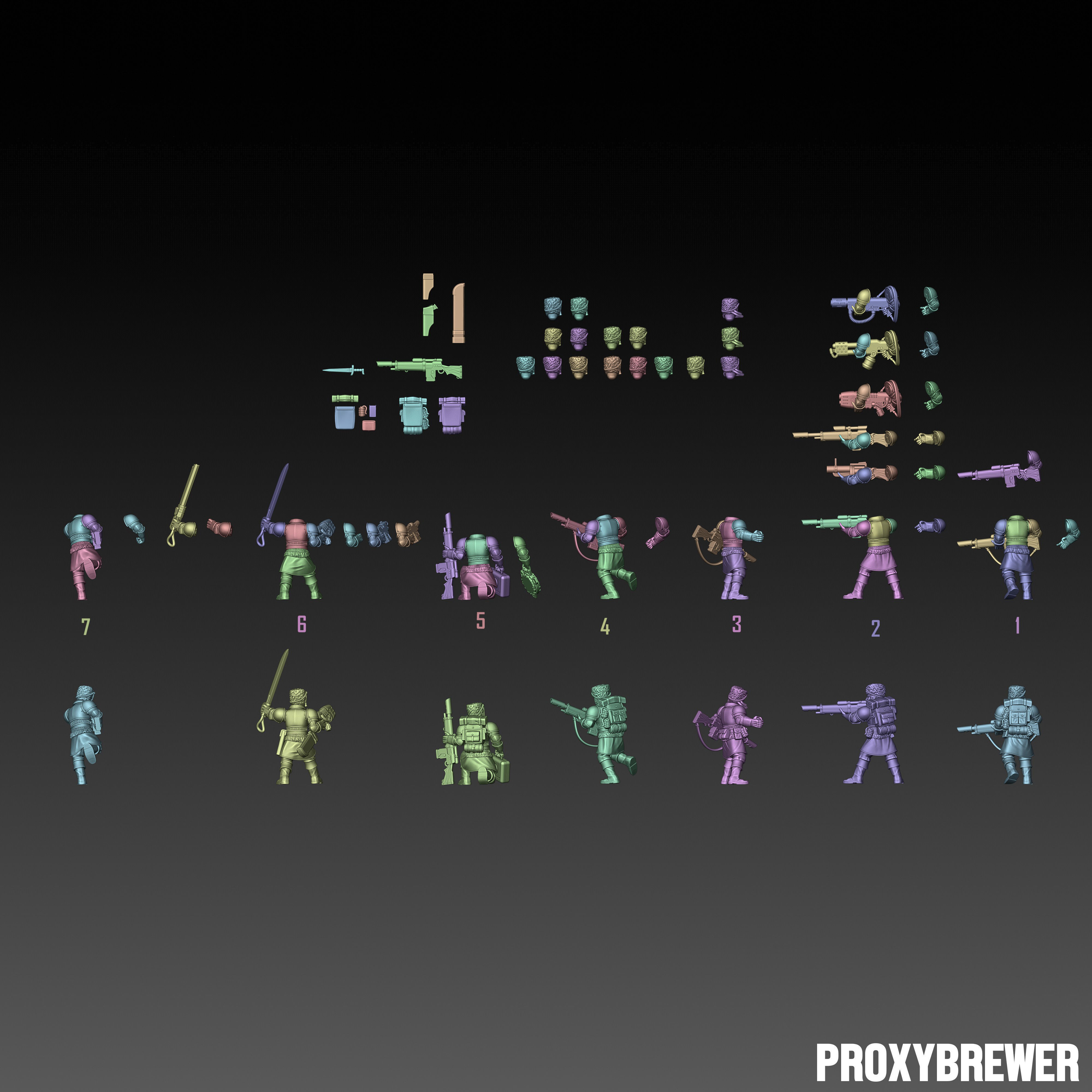 Krylovian Descendants 3D print model_5