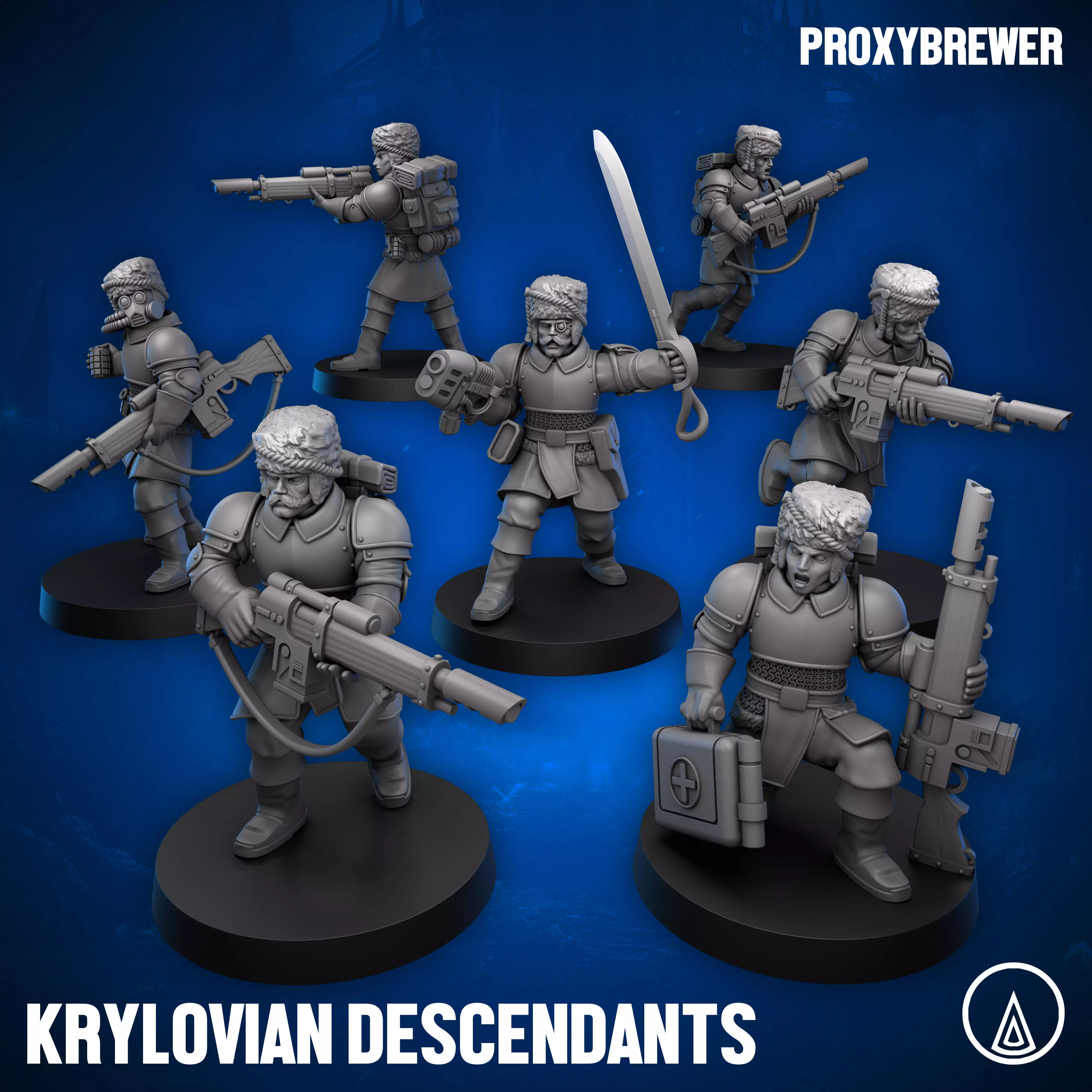Krylovian Descendants 3D print model_0