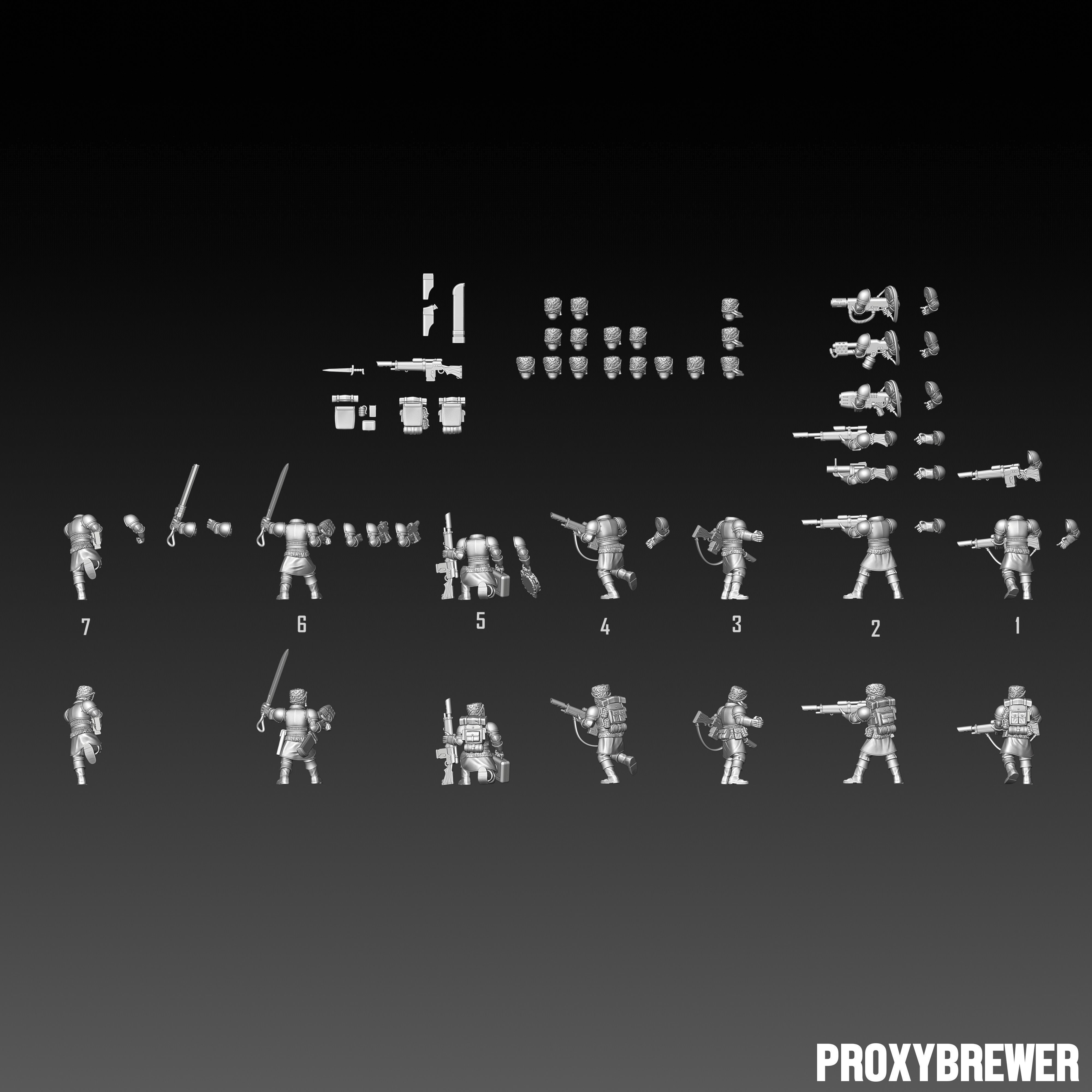 Krylovian Descendants 3D print model_4