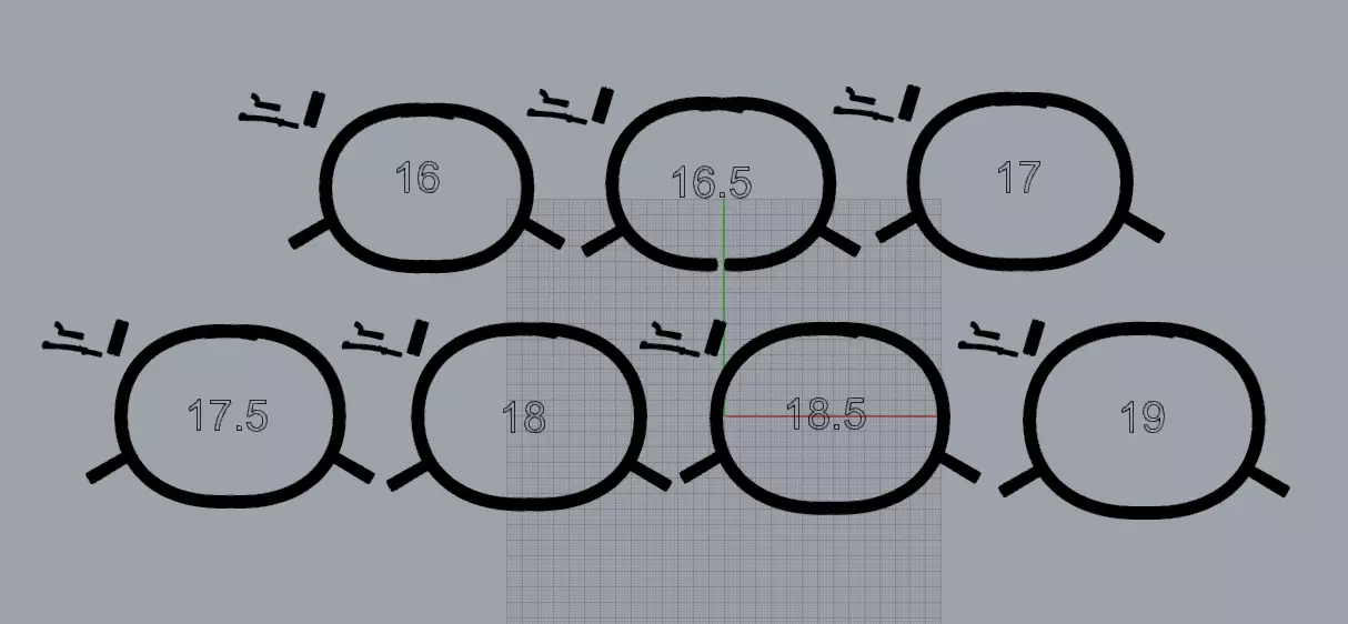 Bracelets Juste un clou de Cartier size 16-19 3D print model_0