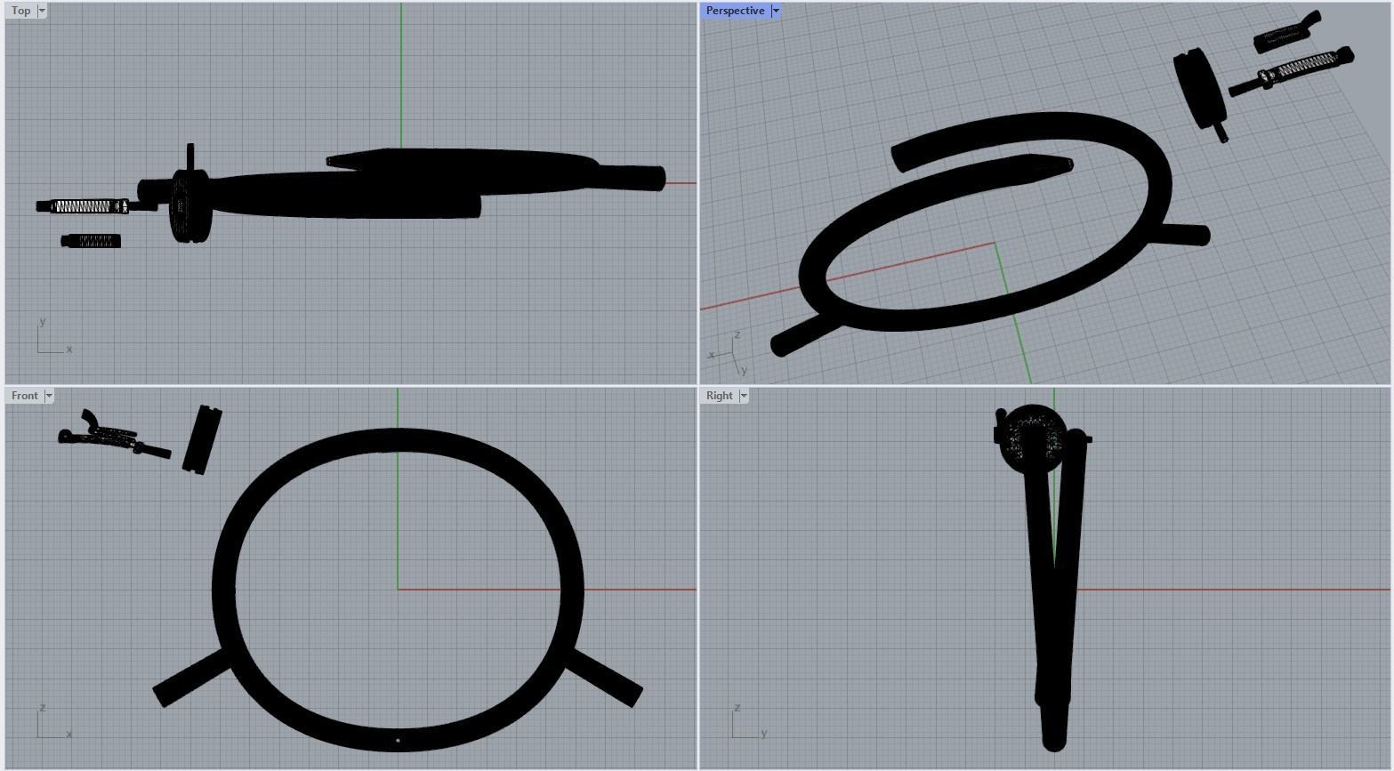 Bracelets Juste un clou de Cartier size 16-19 3D print model_4