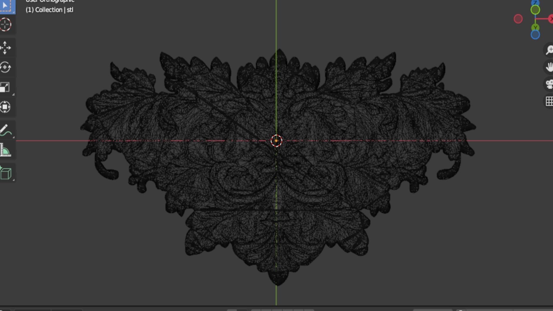 Classic carved decor ornament 476 3D print model_7