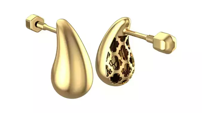 Bottega Earrings - 2 3D print model