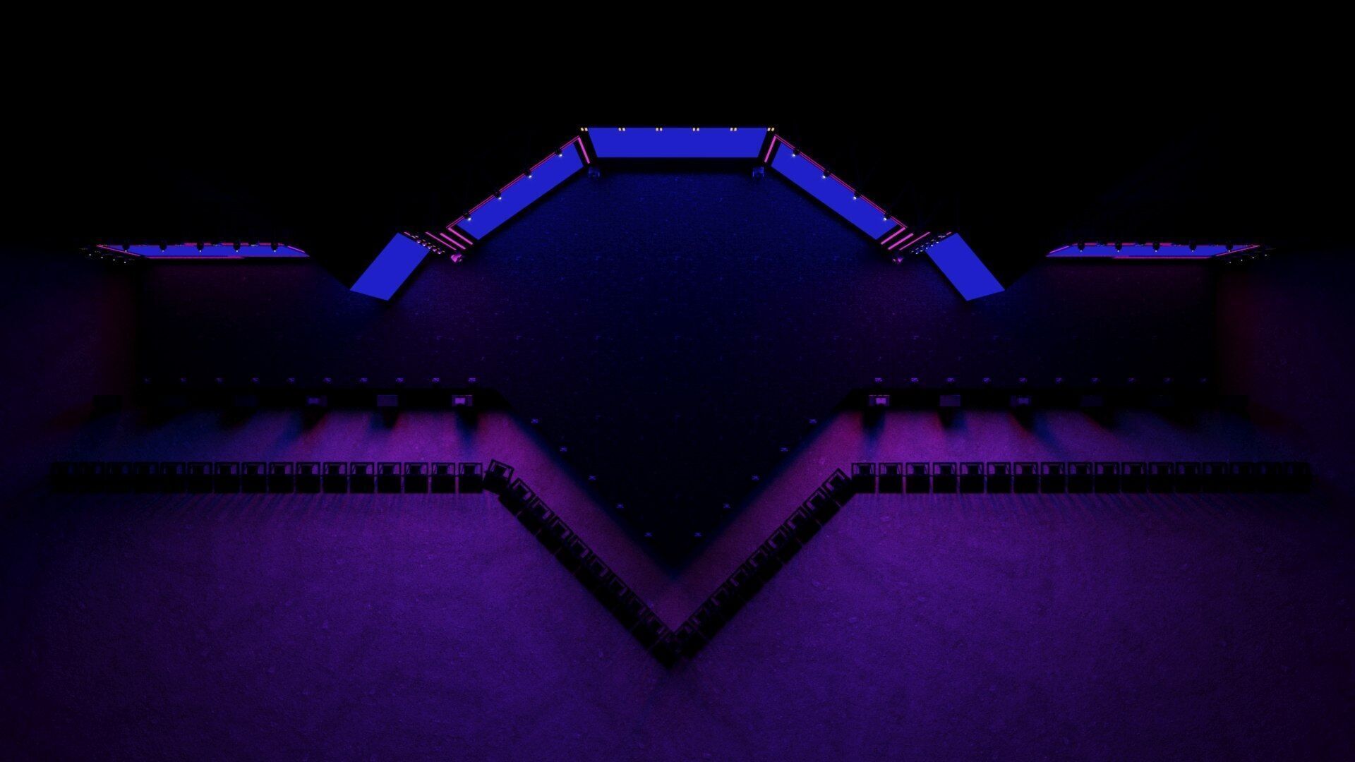Concert Festival Stage Event 3D model_8