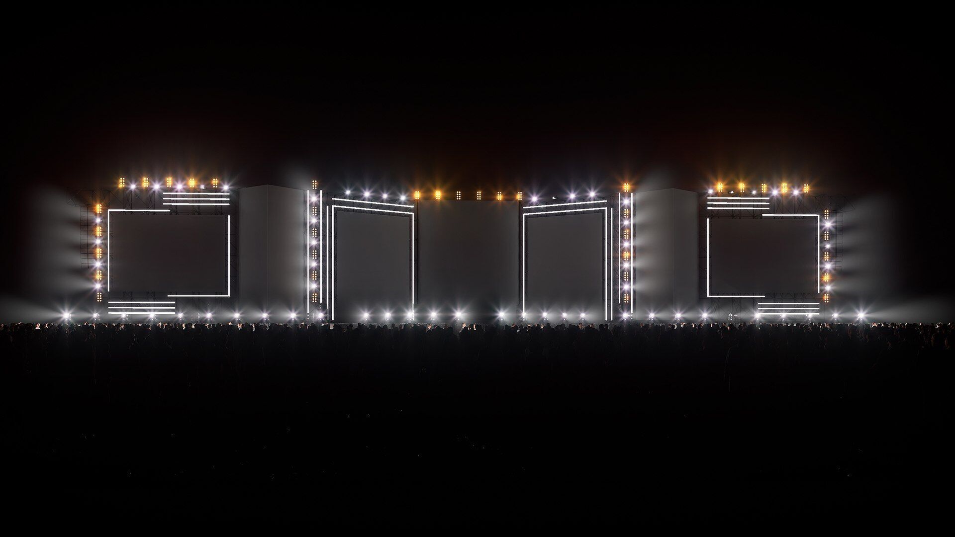 Concert Festival Stage Event 3D model_12