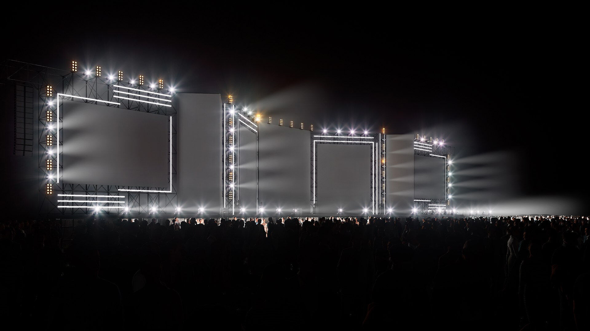 Concert Festival Stage Event 3D model_3
