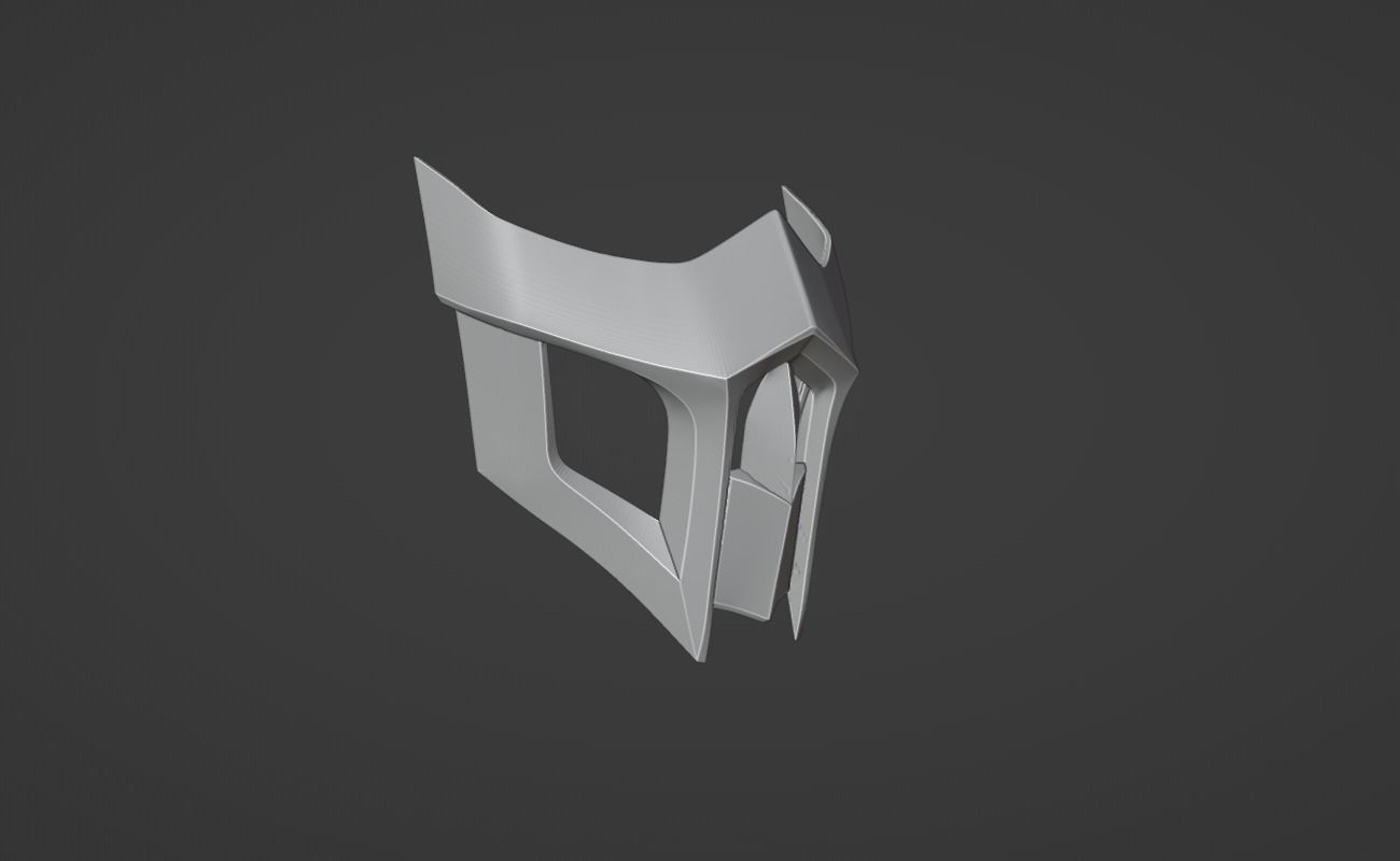 Noob Saibot mask from Mortal Kombat 11 - Classic 3D print model_10