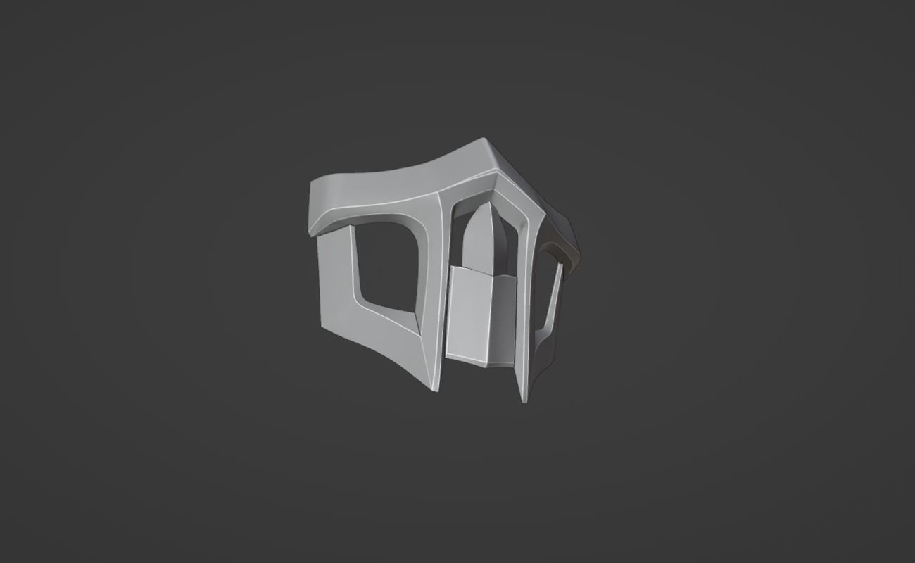 Noob Saibot mask from Mortal Kombat 11 - Classic 3D print model_12