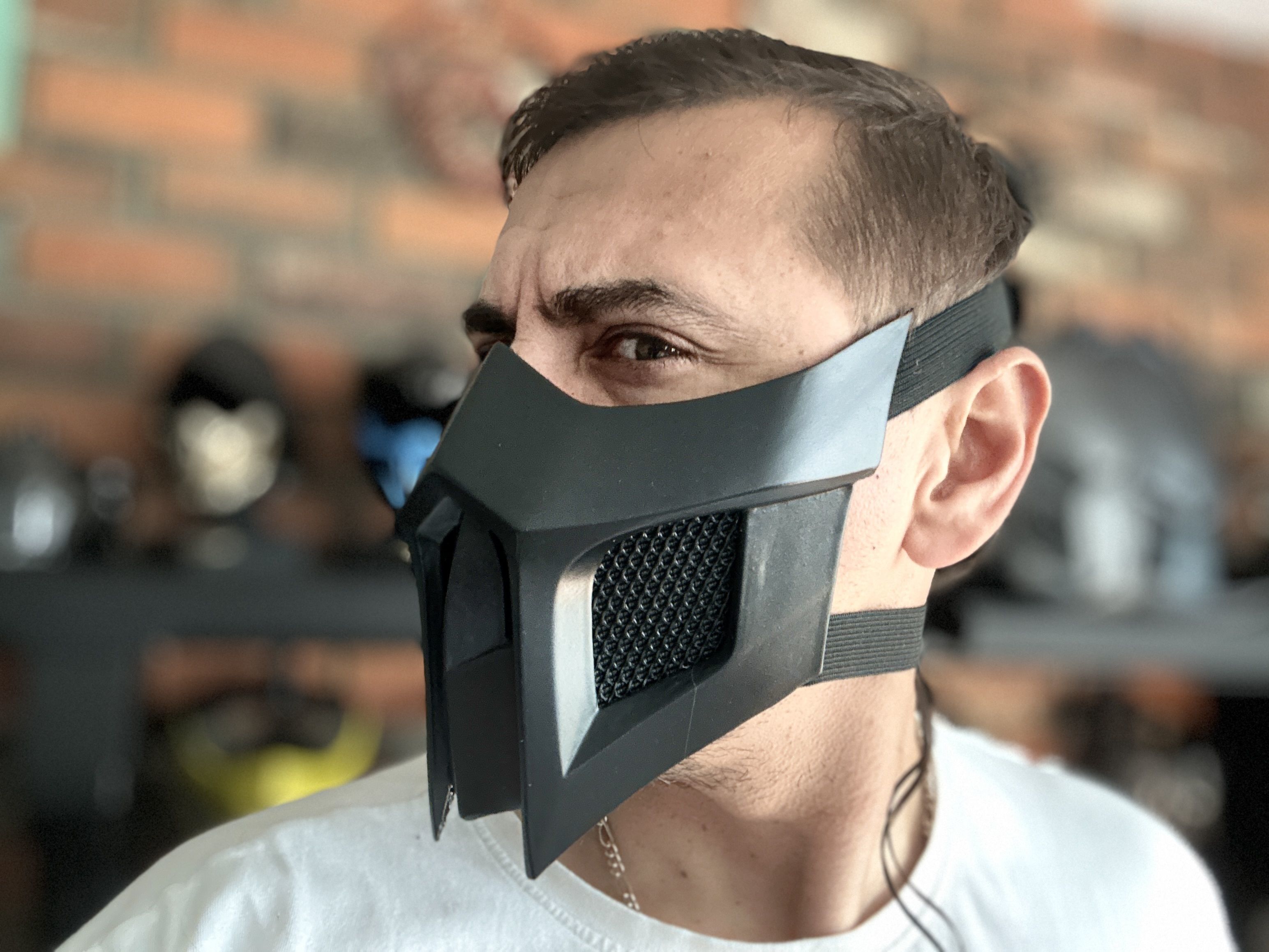 Noob Saibot mask from Mortal Kombat 11 - Classic 3D print model_2