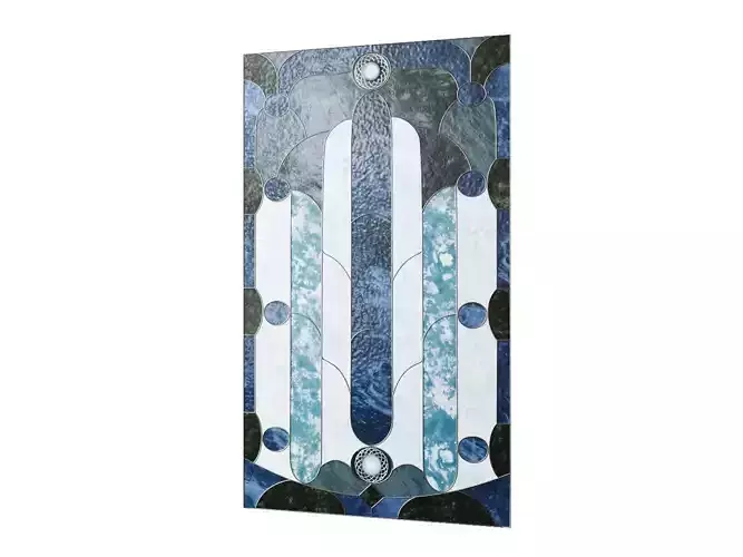 Stained Glass Window 3D model