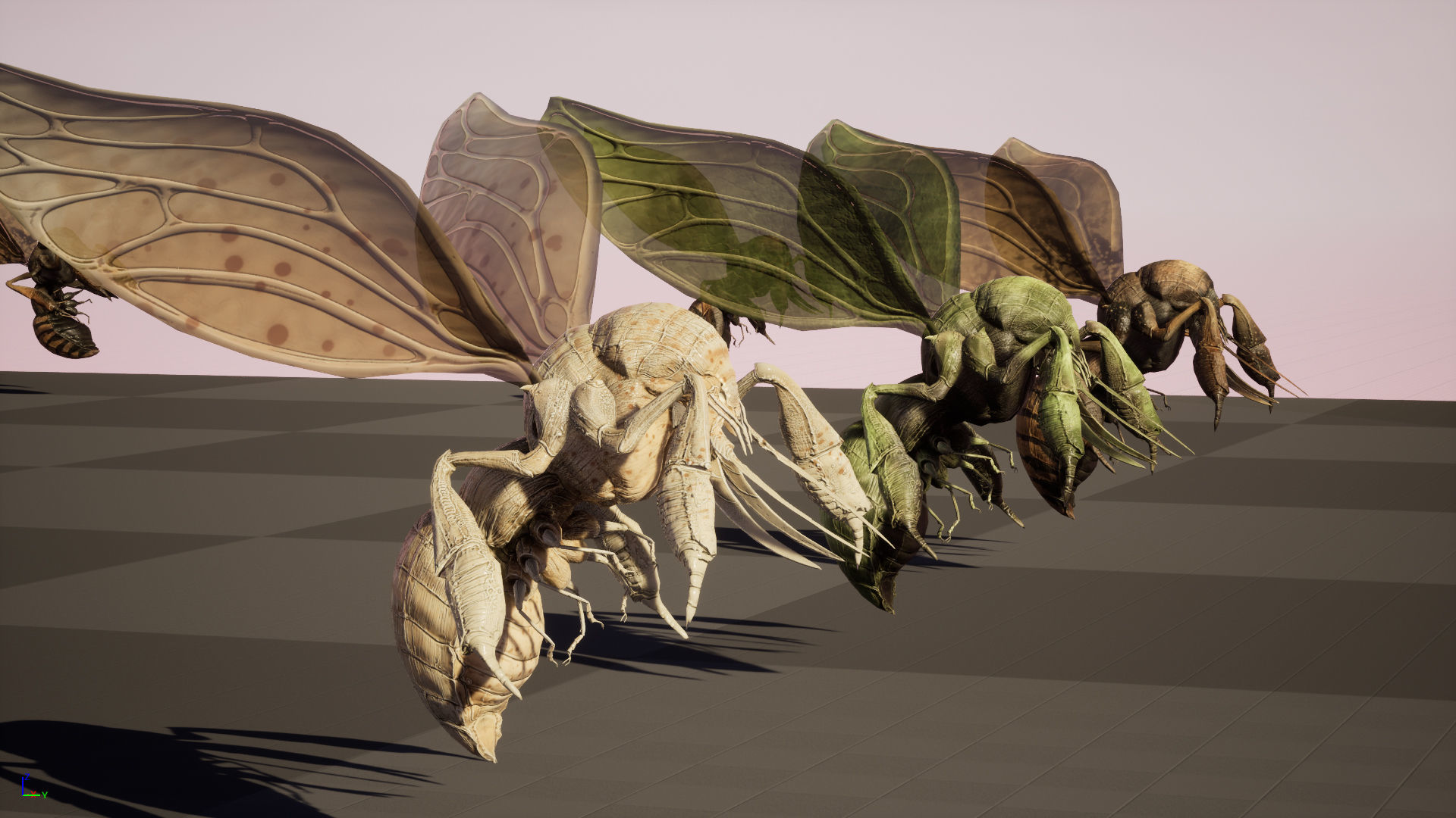 FlyingBugA3 Low-poly 3D model_23