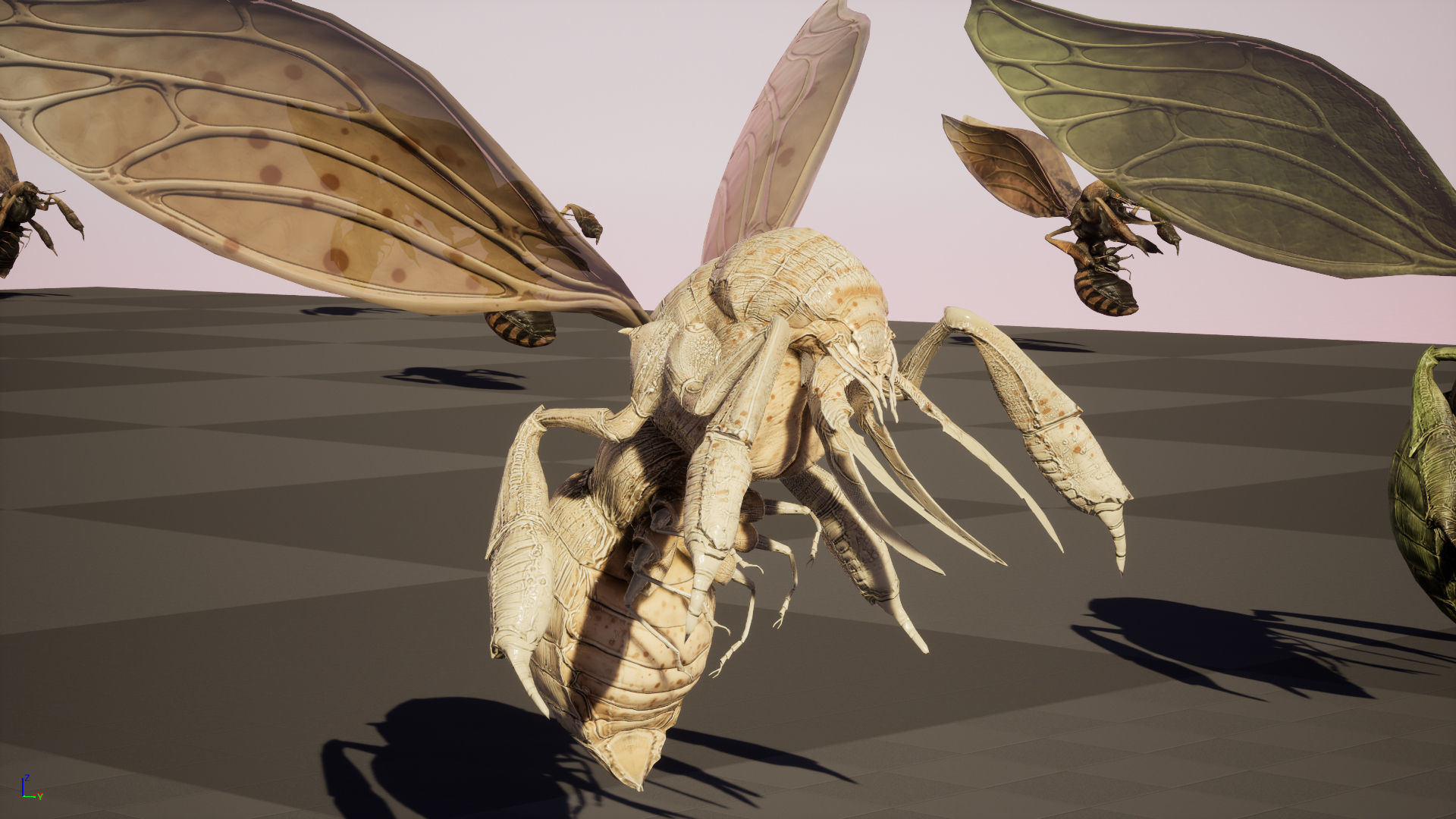 FlyingBugA3 Low-poly 3D model_24