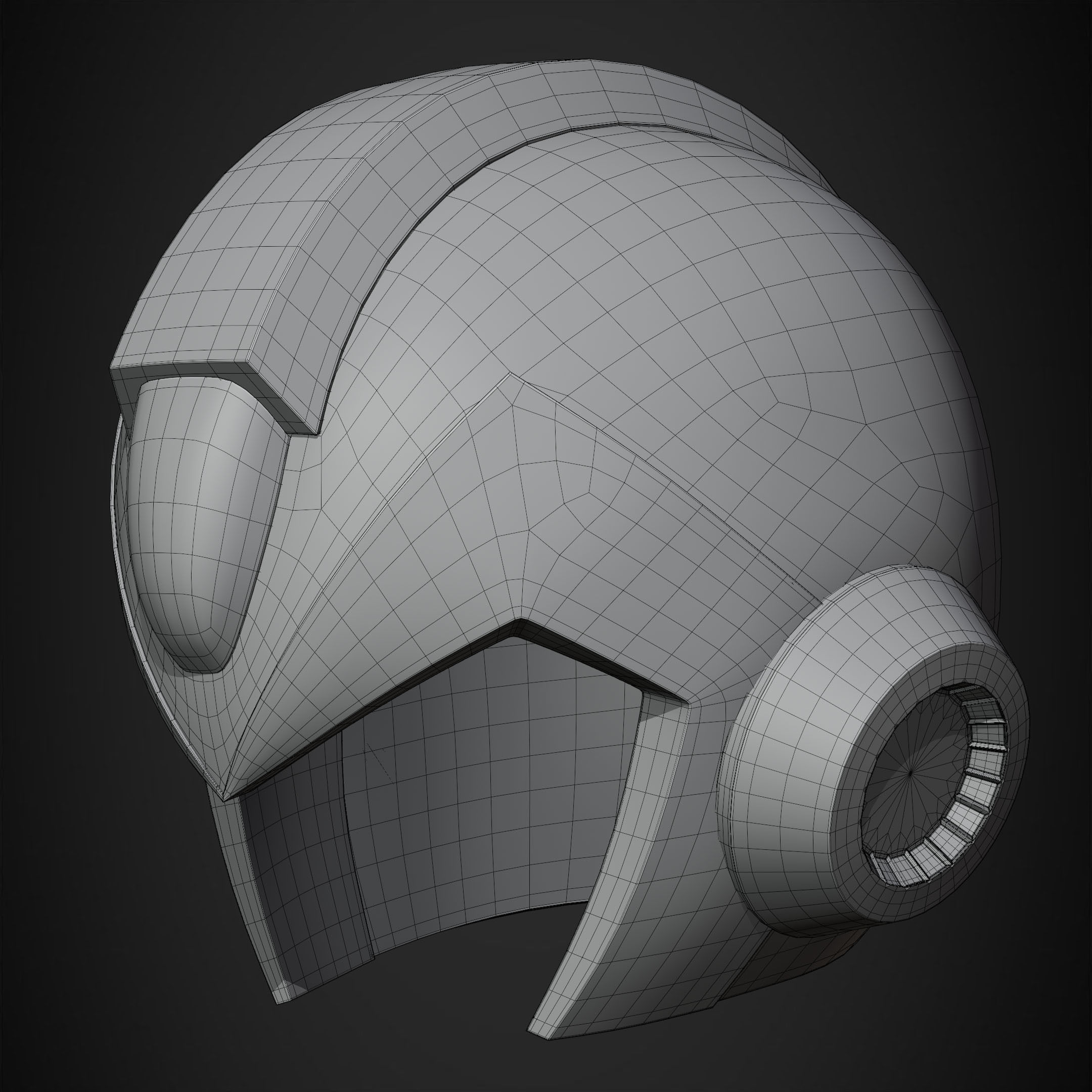 Mega man X Helmet for Cosplay 3D print model_15