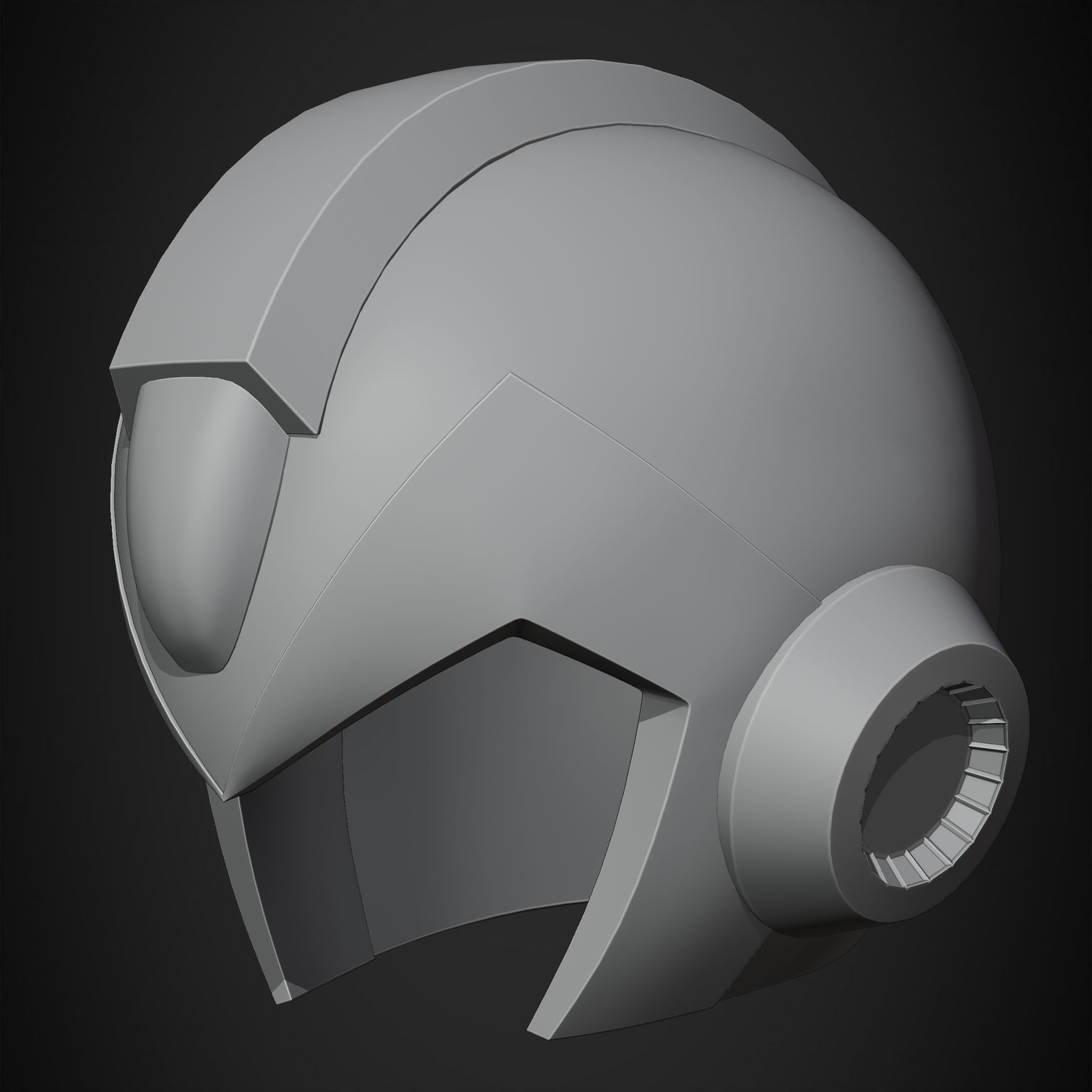 Mega man X Helmet for Cosplay 3D print model_16
