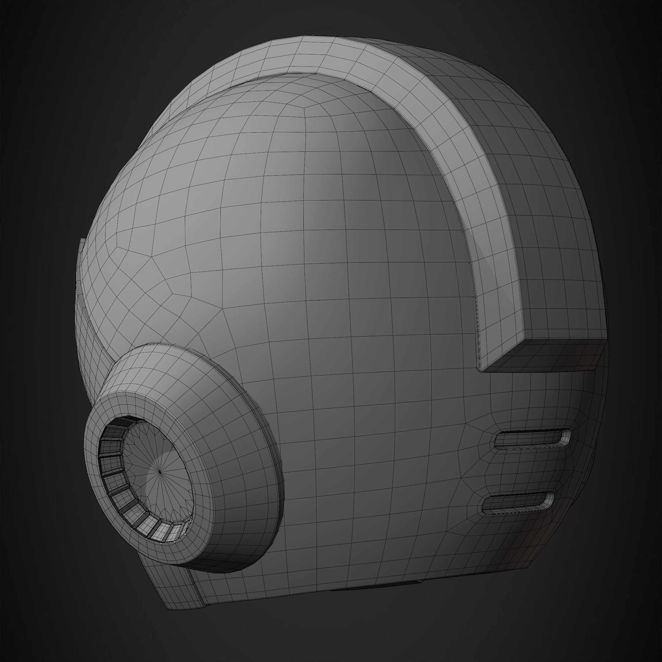 Mega man X Helmet for Cosplay 3D print model_19