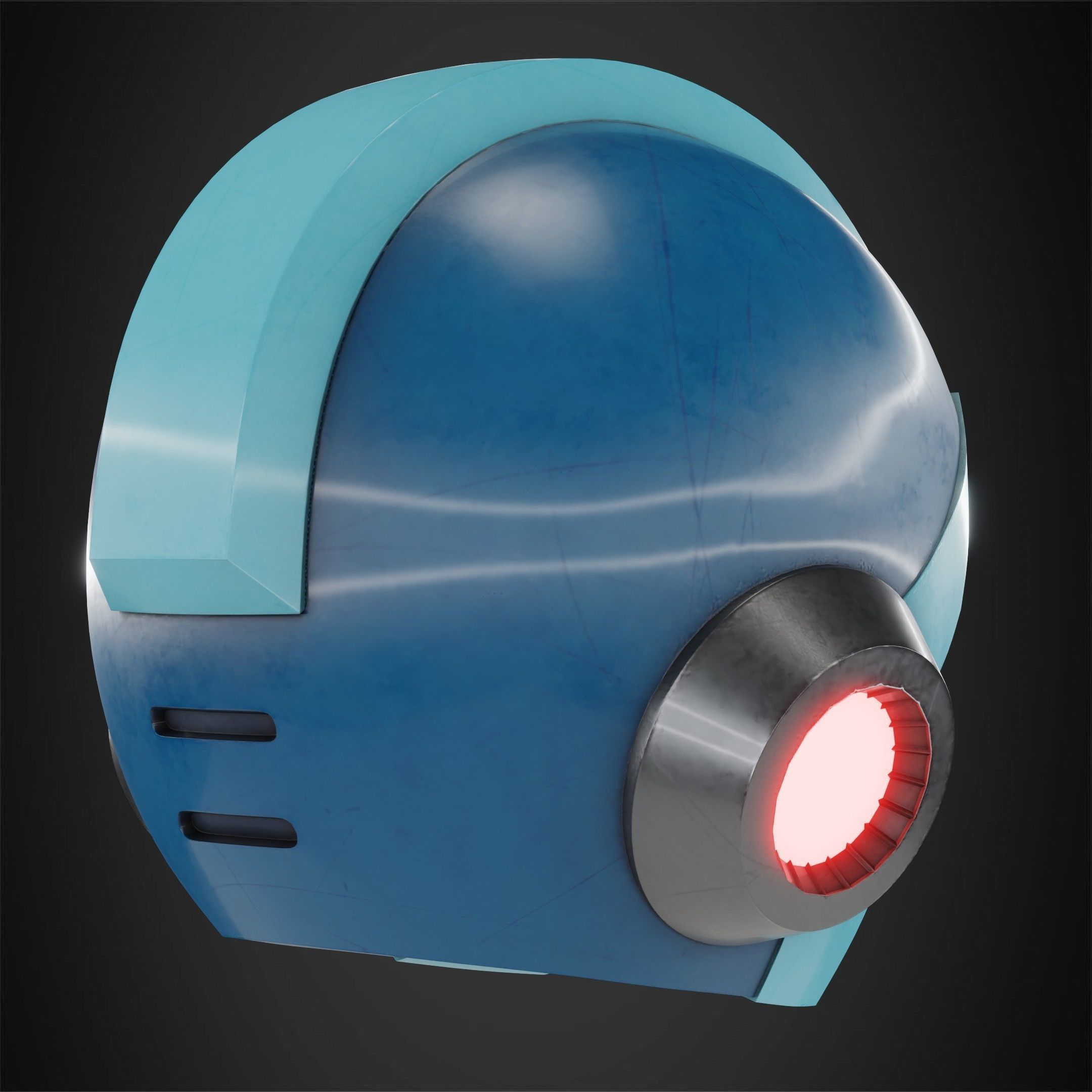 Mega man X Helmet for Cosplay 3D print model_7