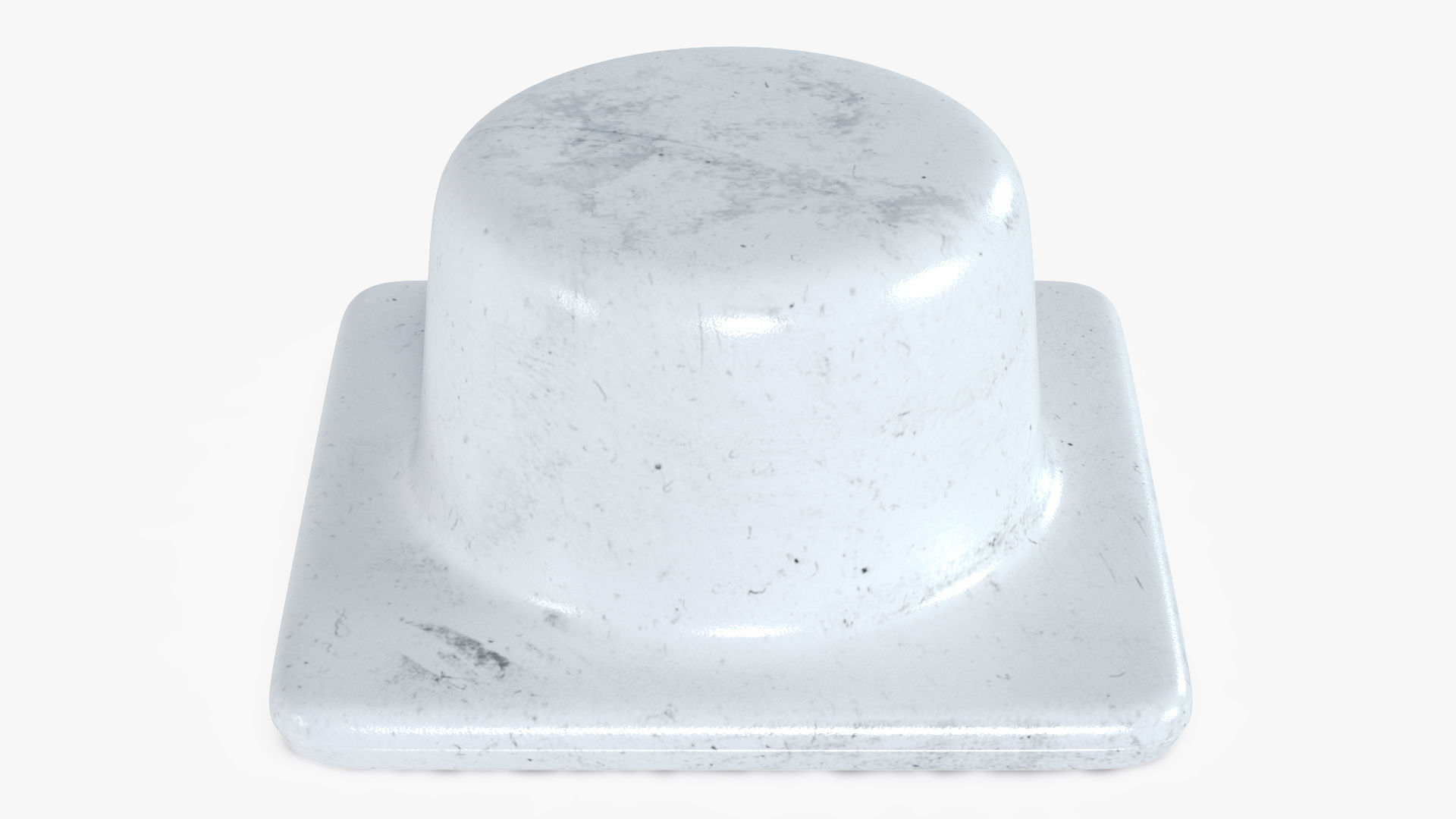 Mini Traffic Cone 1 Low-poly 3D model_8