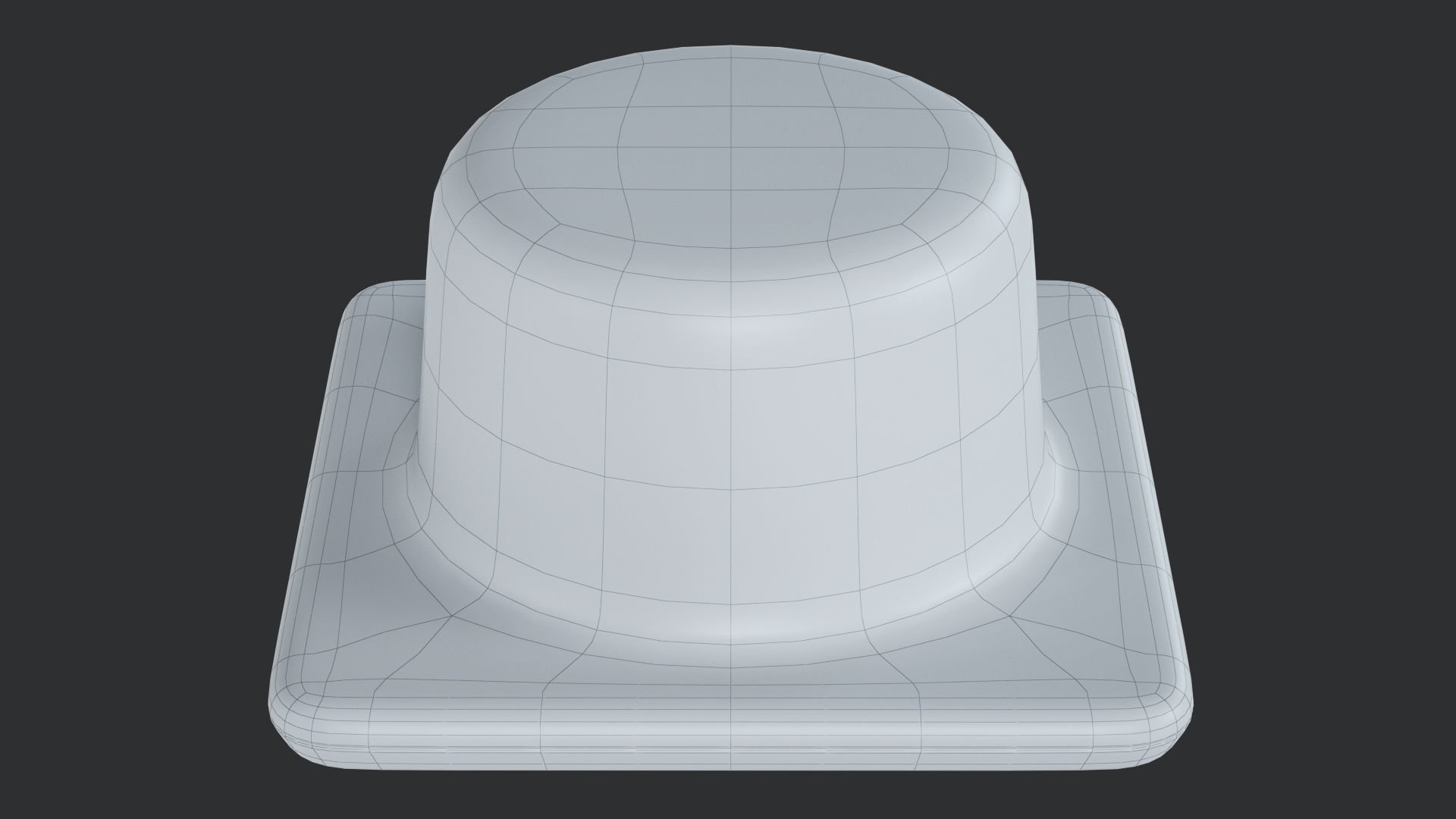 Mini Traffic Cone 1 Low-poly 3D model_23