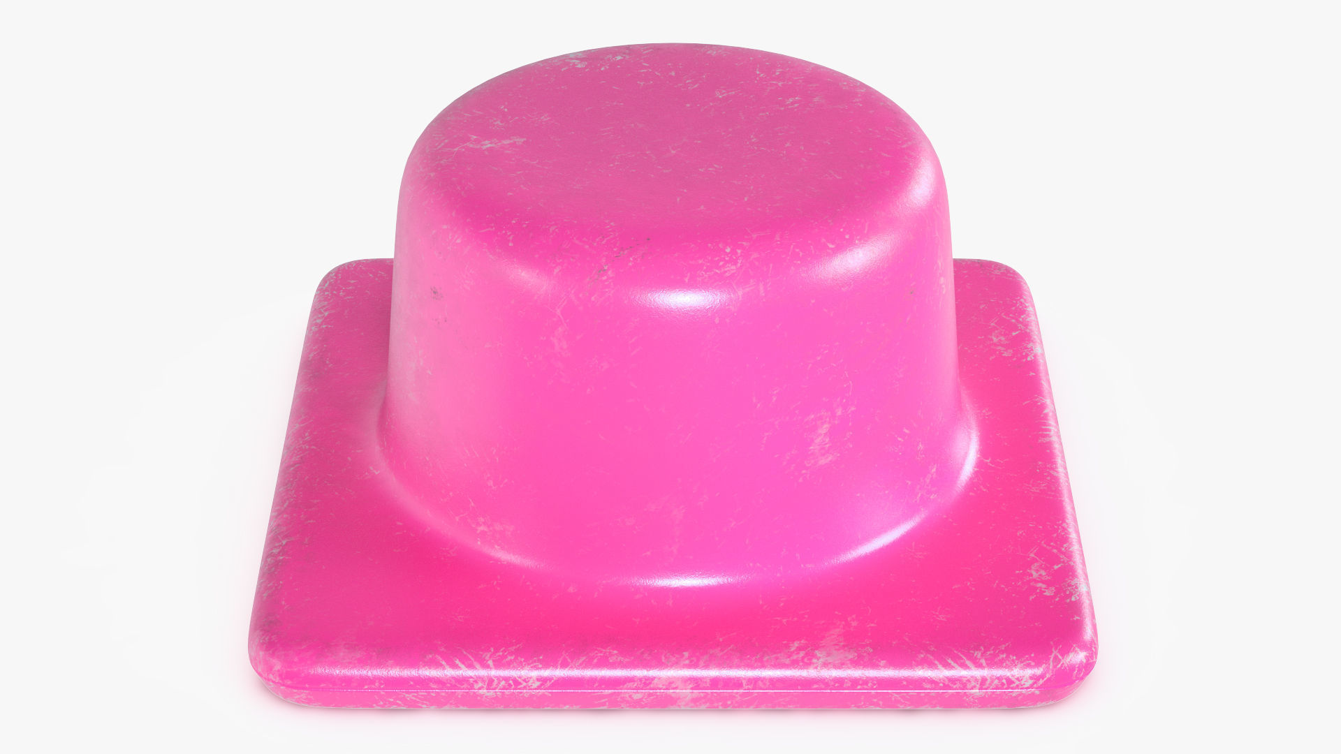 Mini Traffic Cone 1 Low-poly 3D model_12