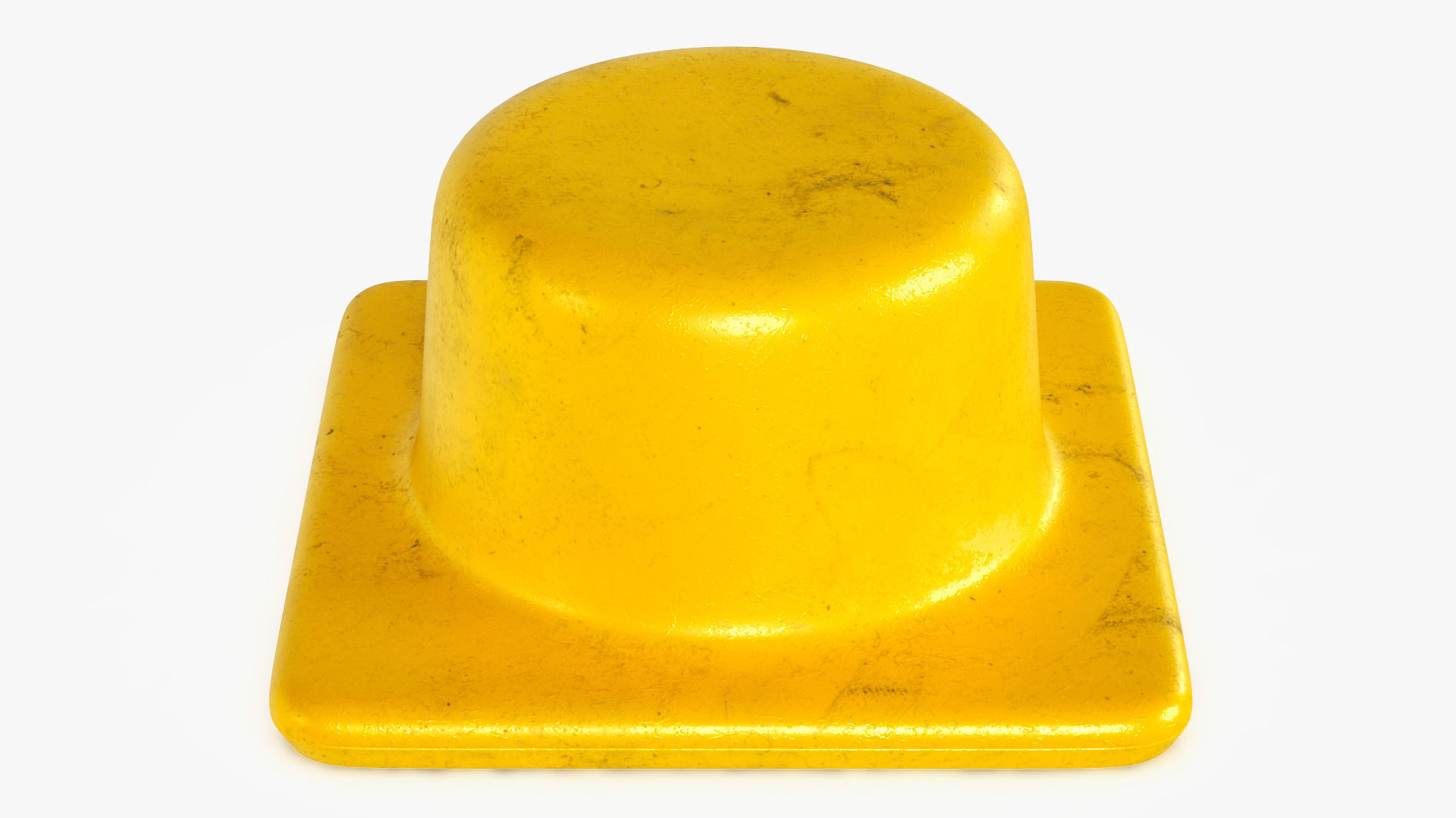 Mini Traffic Cone 1 Low-poly 3D model_7