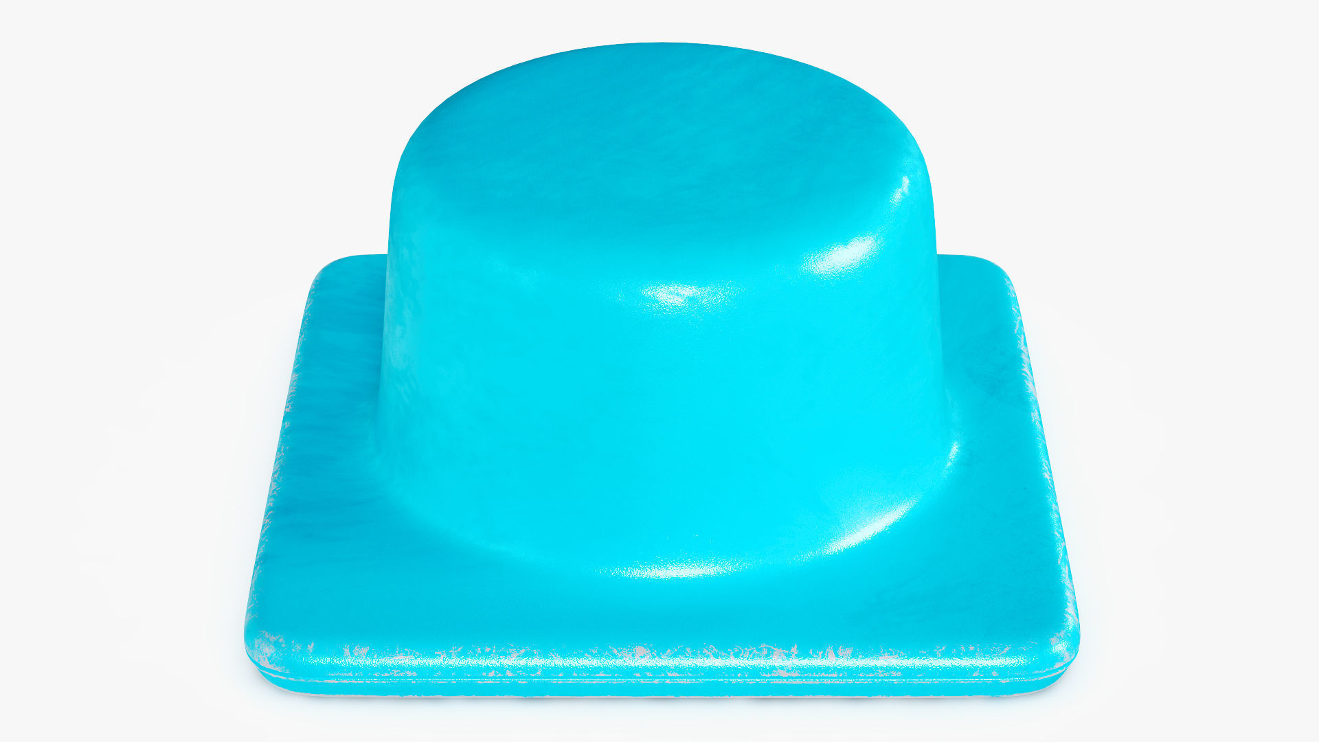 Mini Traffic Cone 1 Low-poly 3D model_9