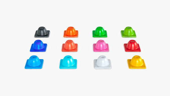 Mini Traffic Cone 3 Low-poly 3D model