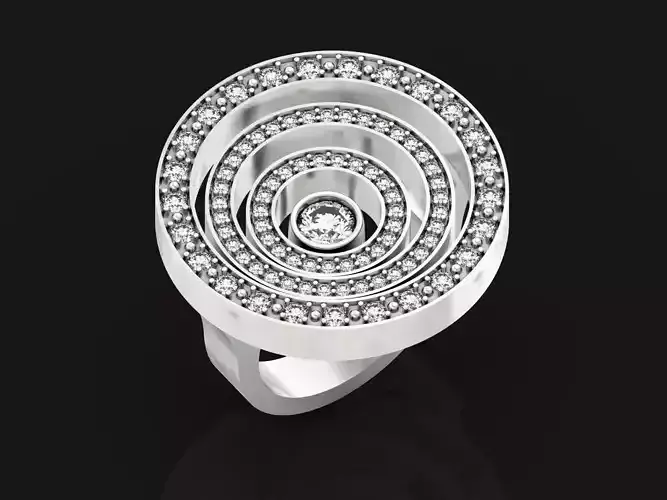 chopard happy spirit diamond ring 1154