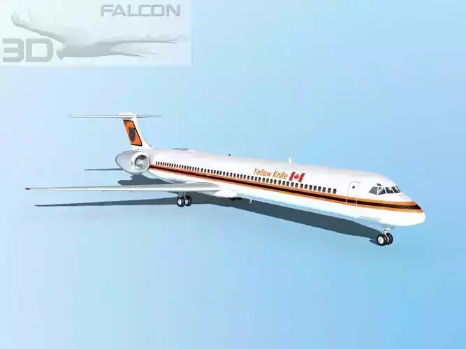 Falcon3D MD-80 Yellow Knife Air