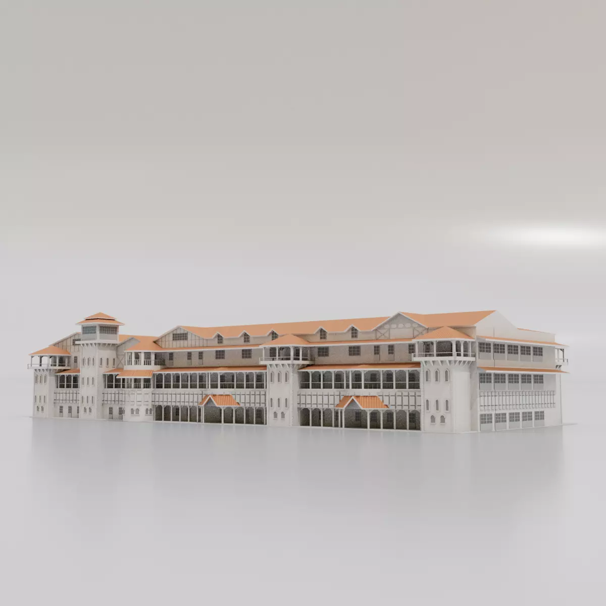 Old Yacht Club 3D model