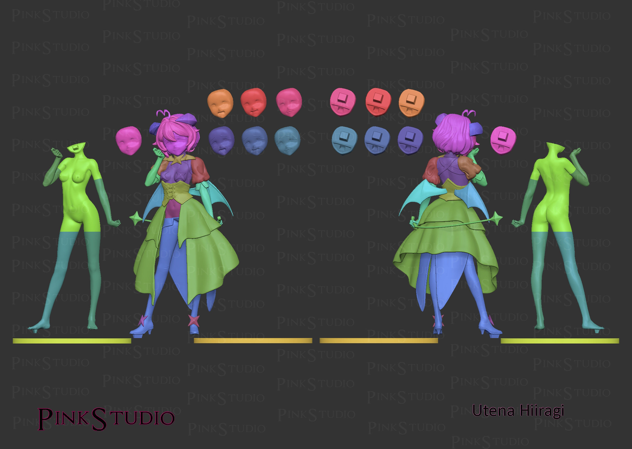  Gushing over Magical Girls  - Utena Hiiragi 3D print model_13