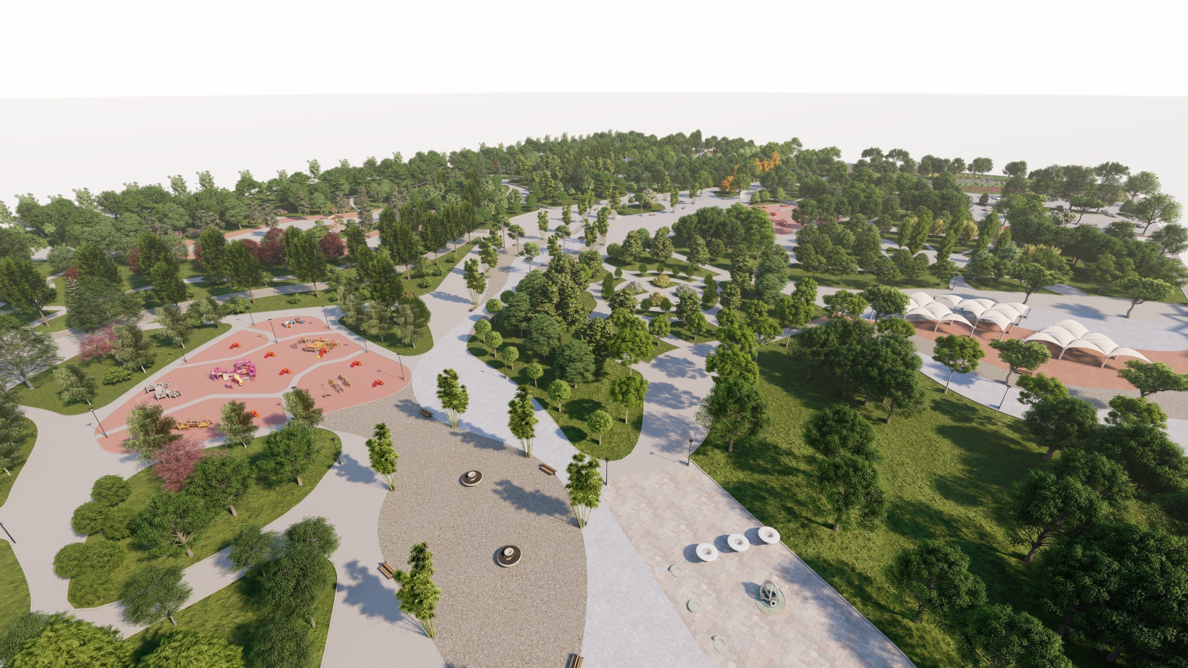 Master park-Regional park project-Private Park Landscape 3D model_28