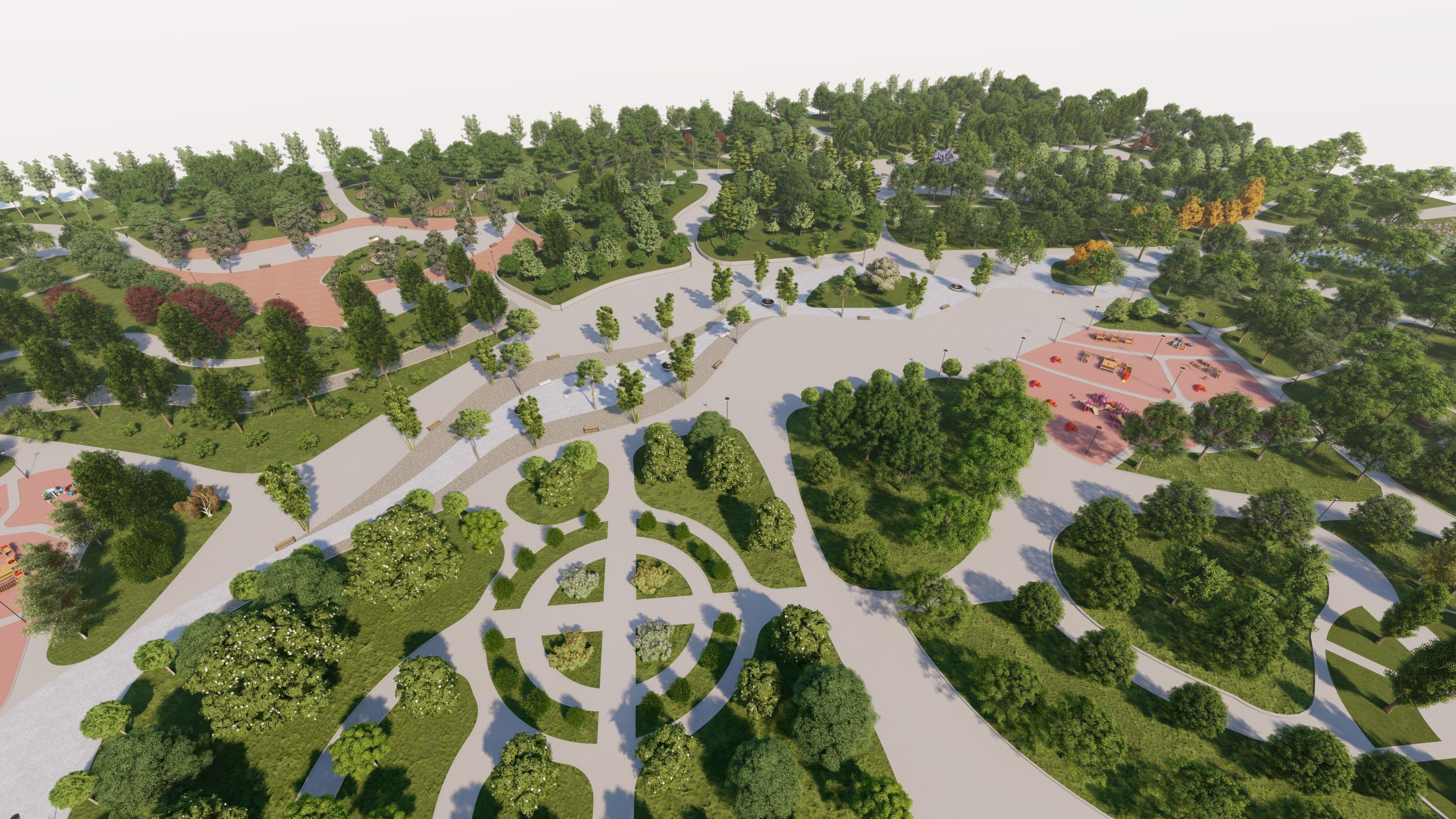 Master park-Regional park project-Private Park Landscape 3D model_8