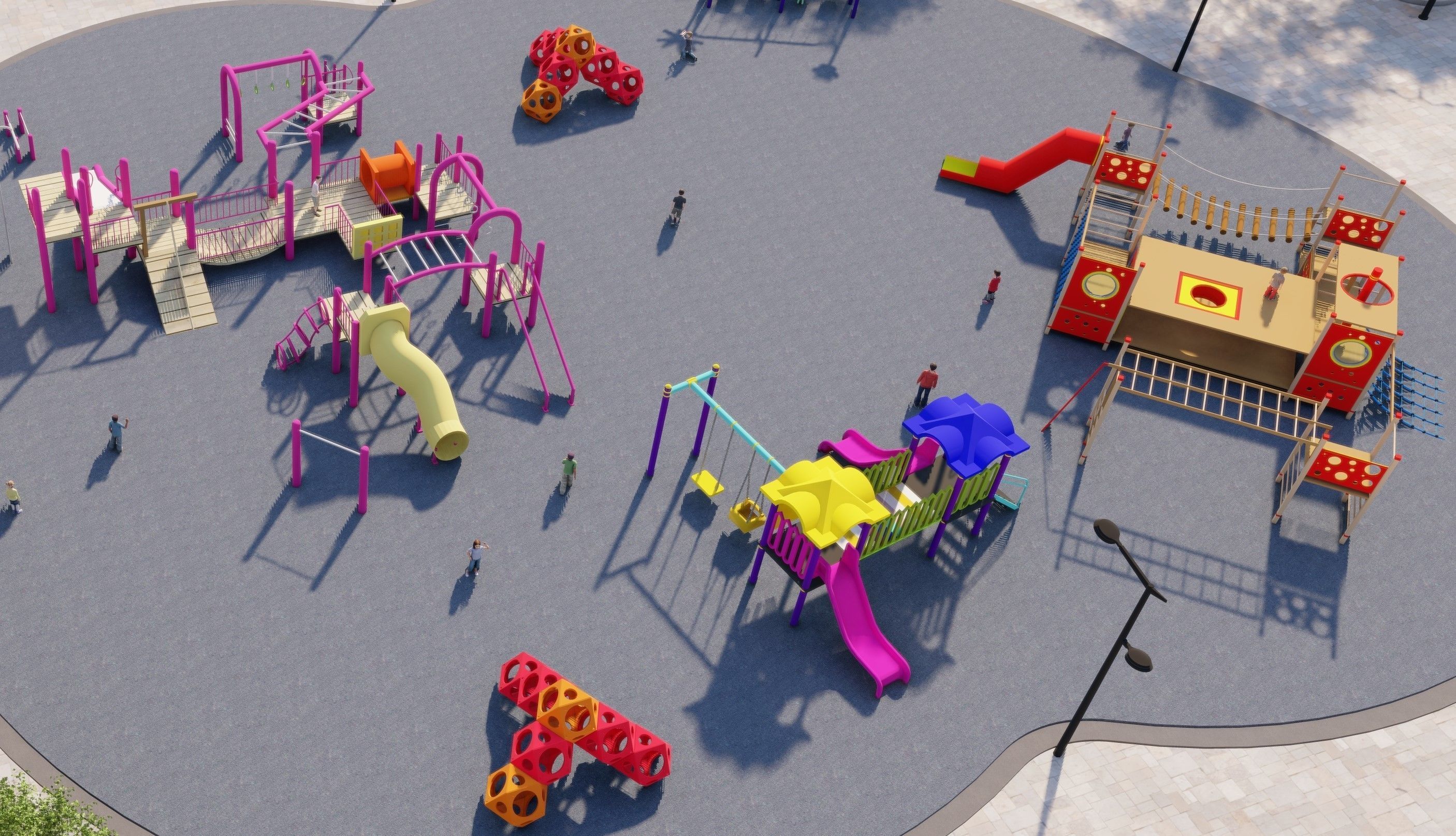 Master park-Regional park project-Private Park Landscape 3D model_16