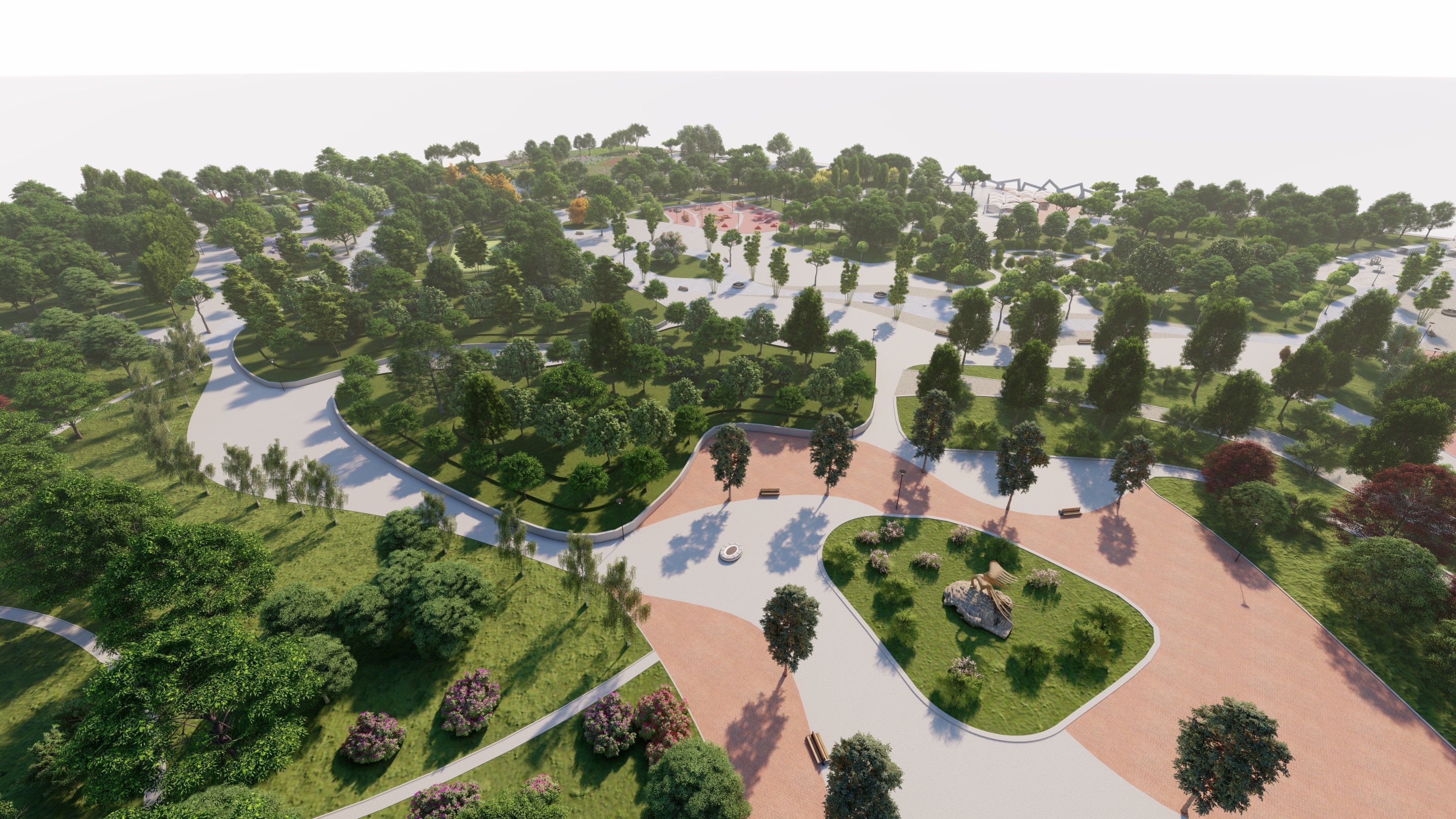 Master park-Regional park project-Private Park Landscape 3D model_7
