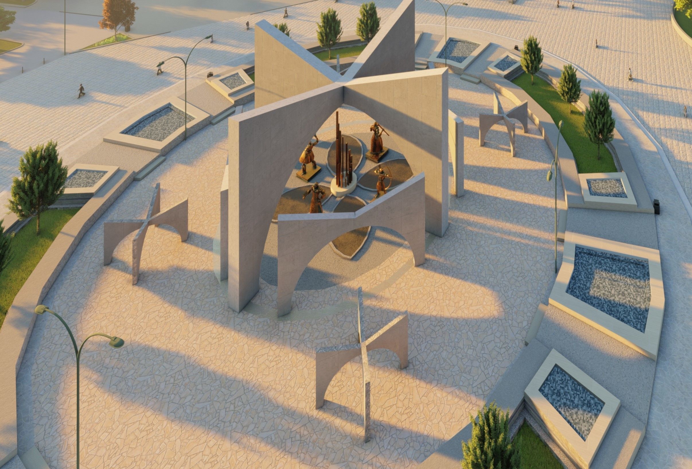 Master park-Regional park project-Private Park Landscape 3D model_19