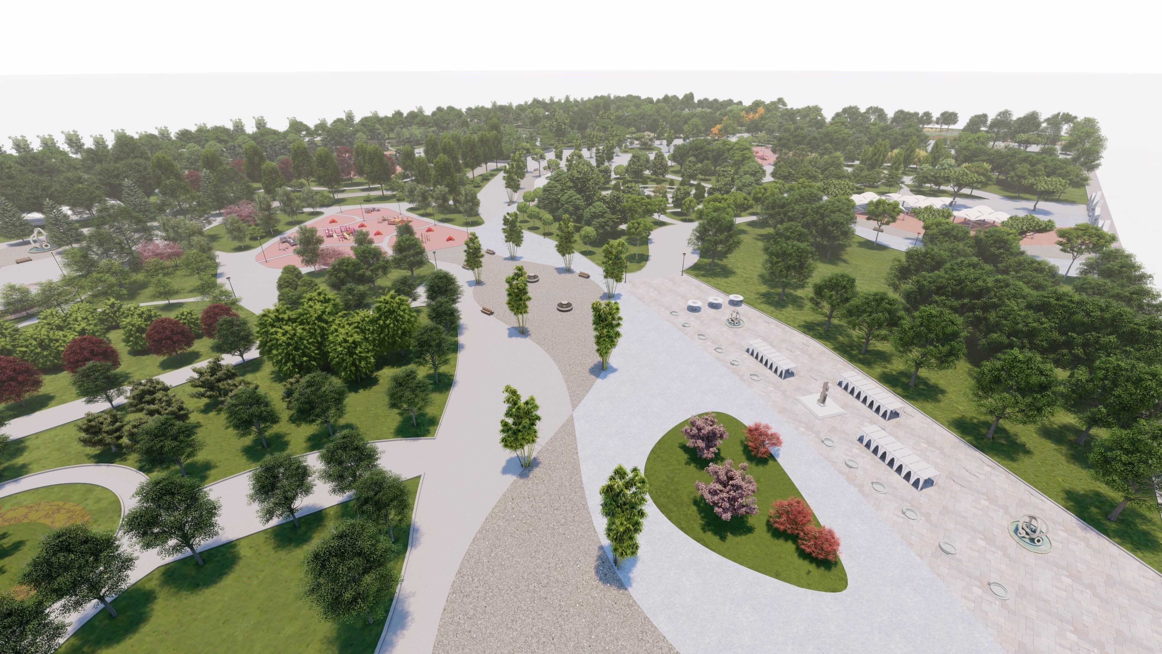 Master park-Regional park project-Private Park Landscape 3D model_27