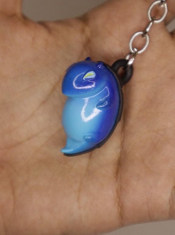 dizzy keychain 3D print model_3