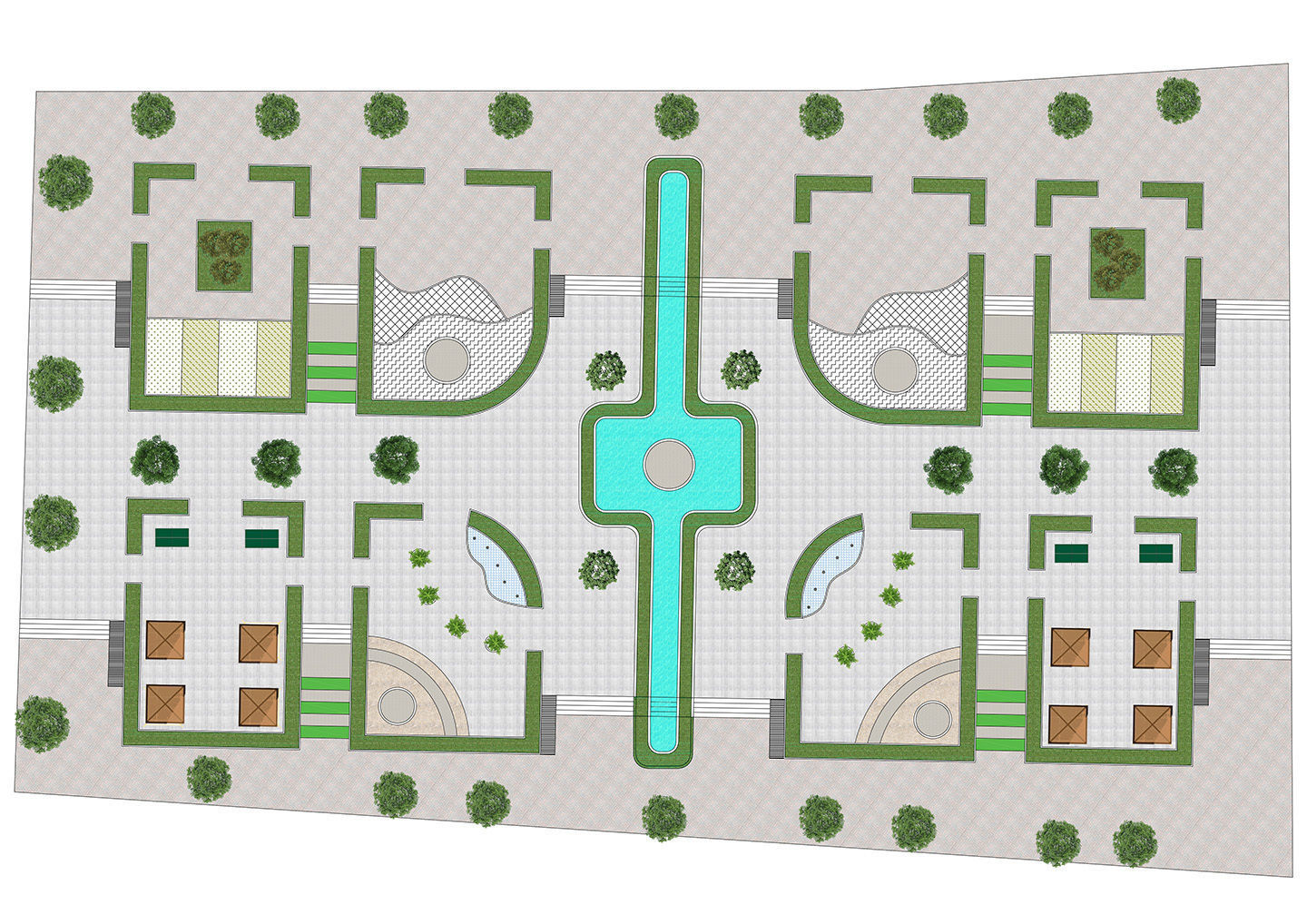 Master park-Regional park project-Private Park Landscape 3D model_28