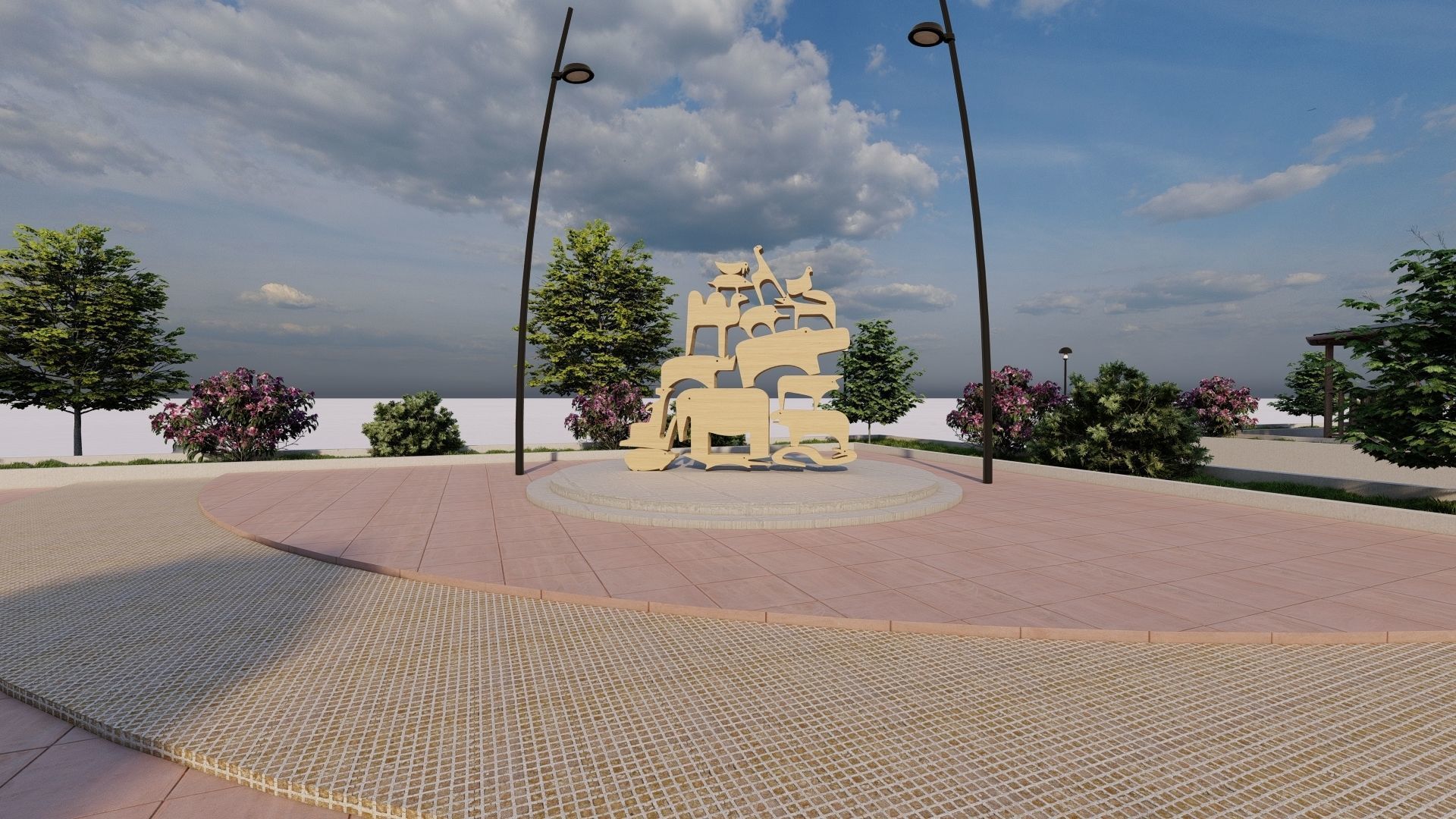 Master park-Regional park project-Private Park Landscape 3D model_15