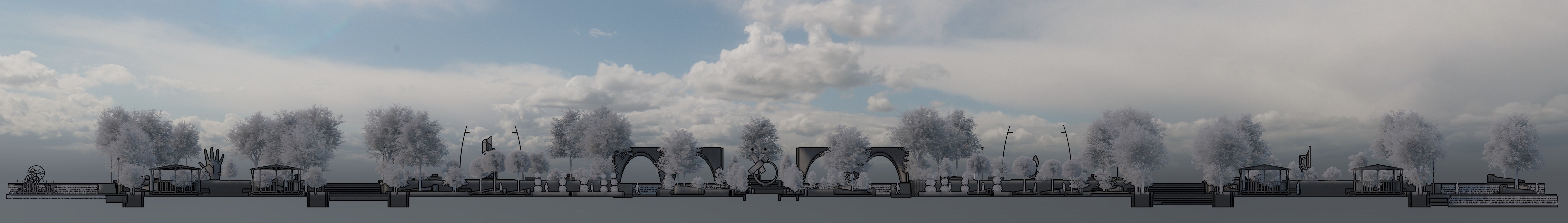 Master park-Regional park project-Private Park Landscape 3D model_24