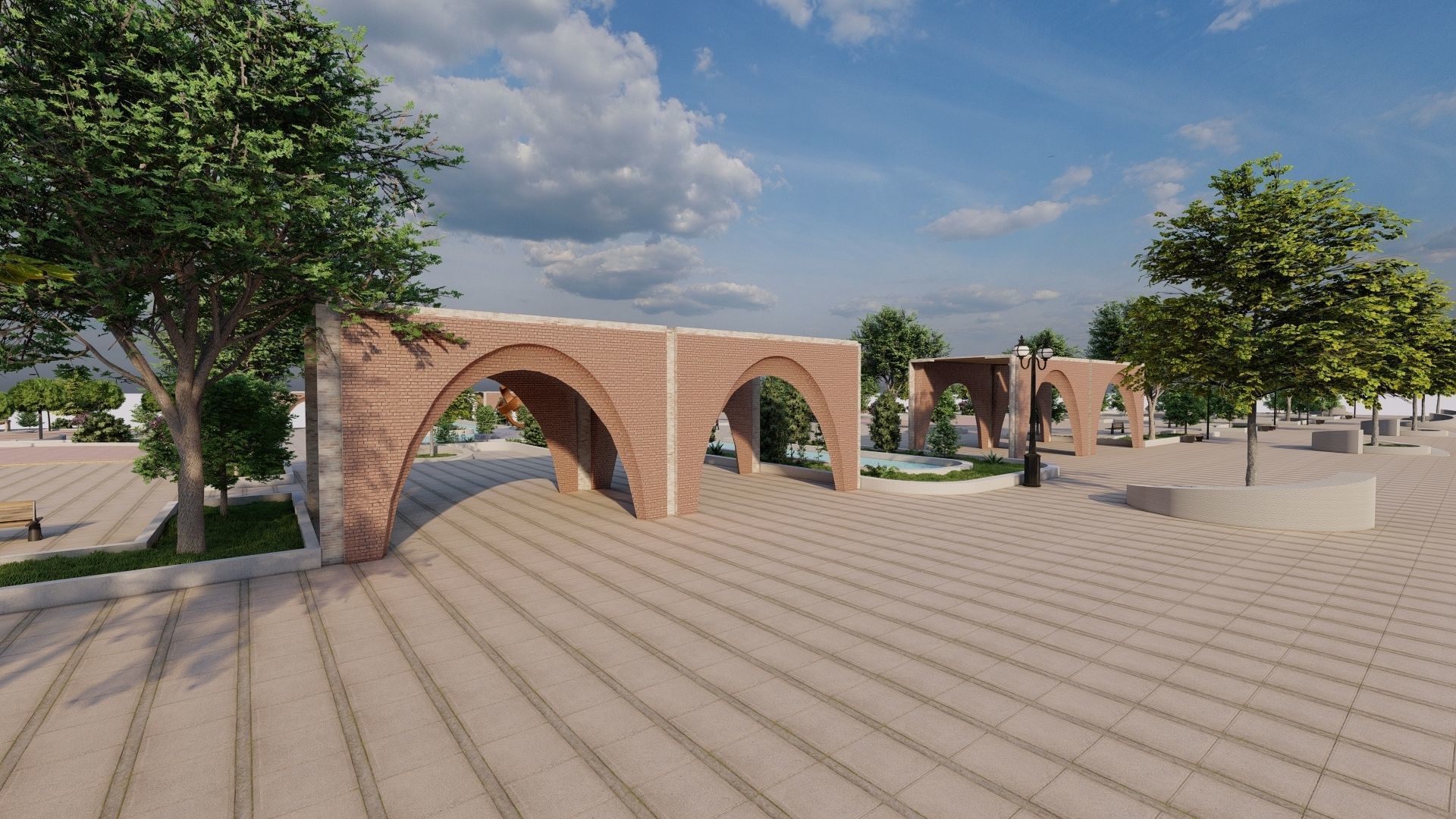 Master park-Regional park project-Private Park Landscape 3D model_19