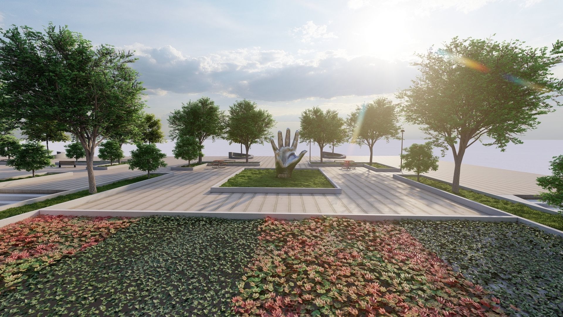 Master park-Regional park project-Private Park Landscape 3D model_16