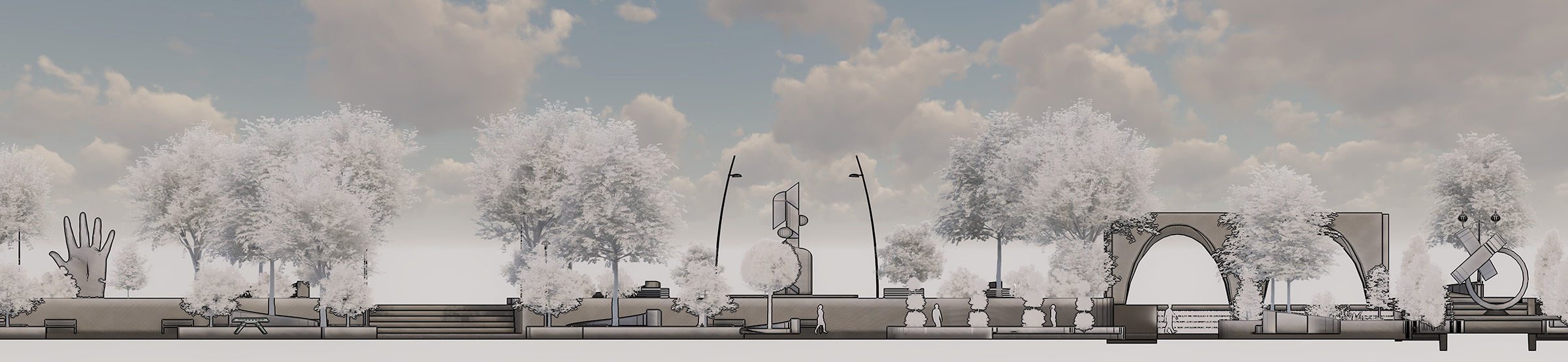 Master park-Regional park project-Private Park Landscape 3D model_31