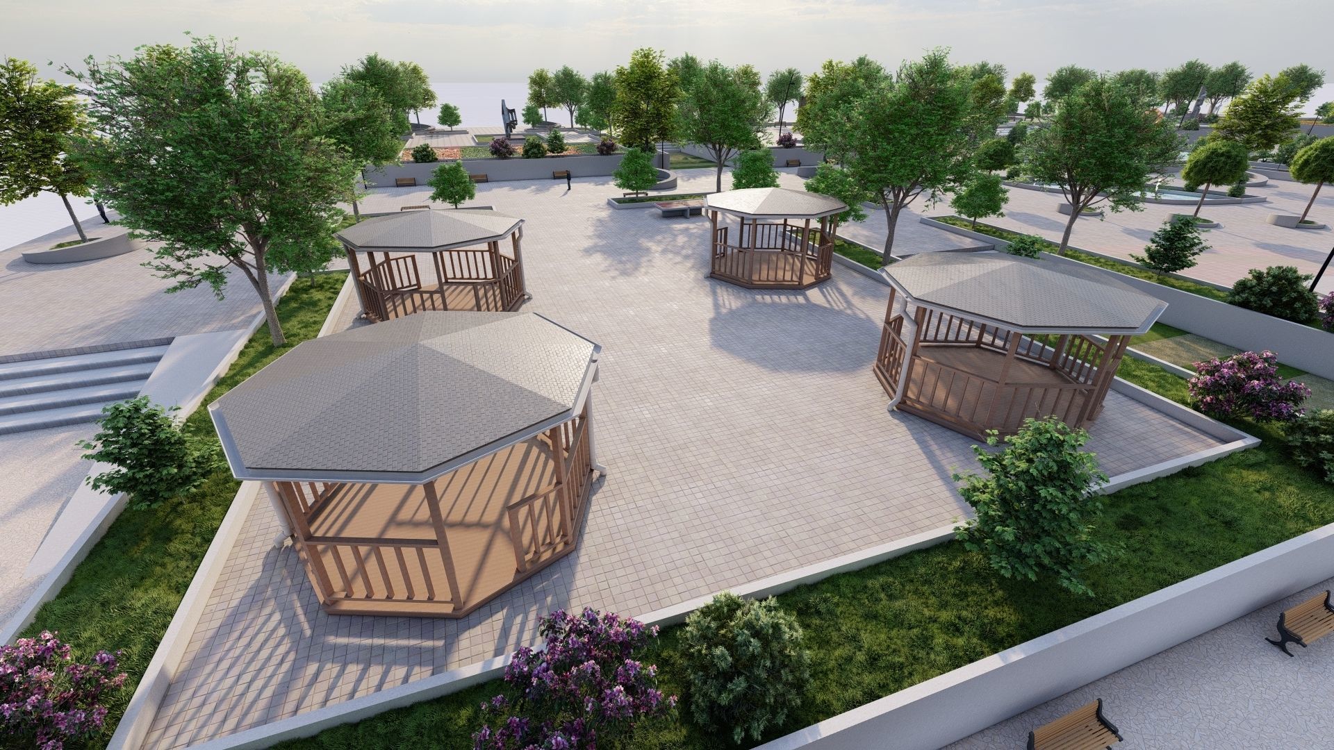 Master park-Regional park project-Private Park Landscape 3D model_14