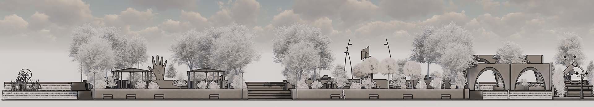 Master park-Regional park project-Private Park Landscape 3D model_32