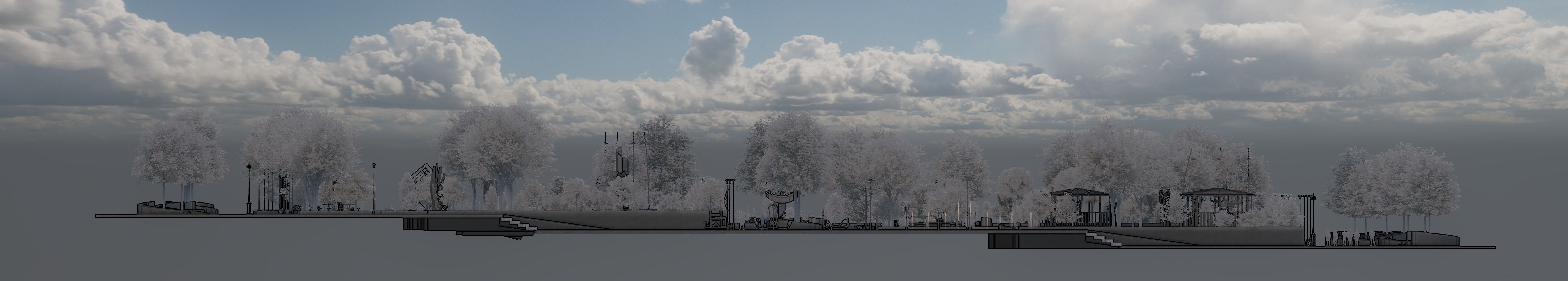 Master park-Regional park project-Private Park Landscape 3D model_26