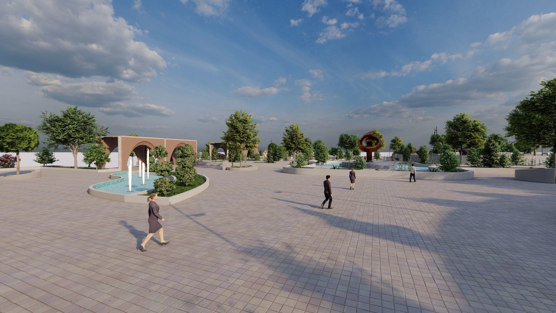 Master park-Regional park project-Private Park Landscape 3D model_11