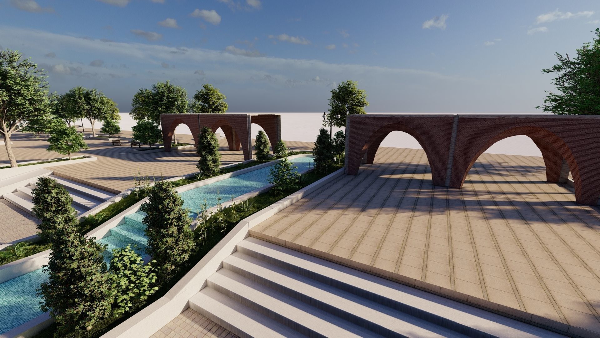 Master park-Regional park project-Private Park Landscape 3D model_23