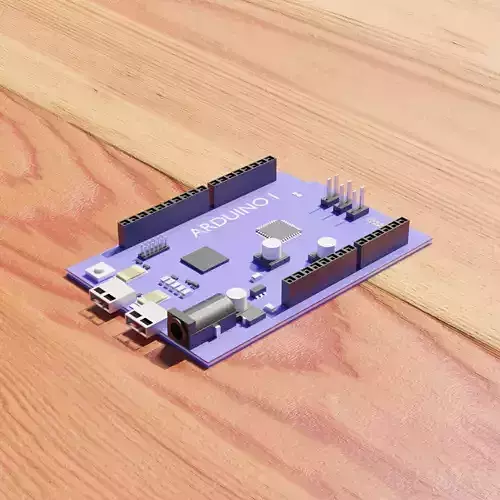Arduino Low-poly 3D model