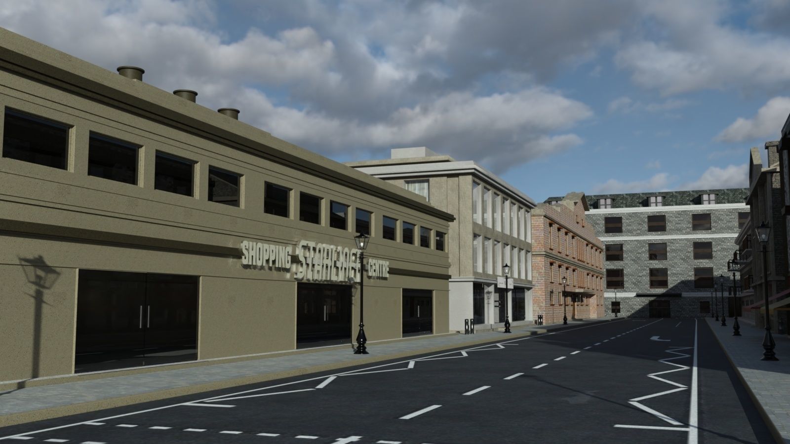 Greenwich Street - Blue Angel 3D model_2